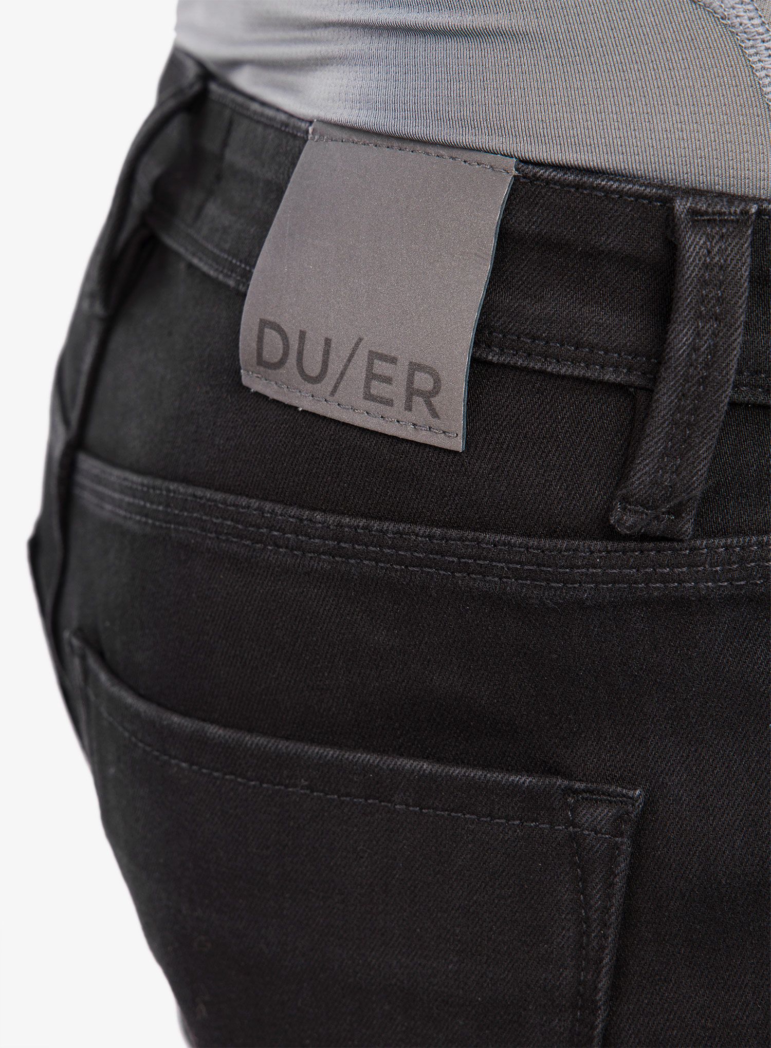 Hlače Duer All Weather Denim - black
