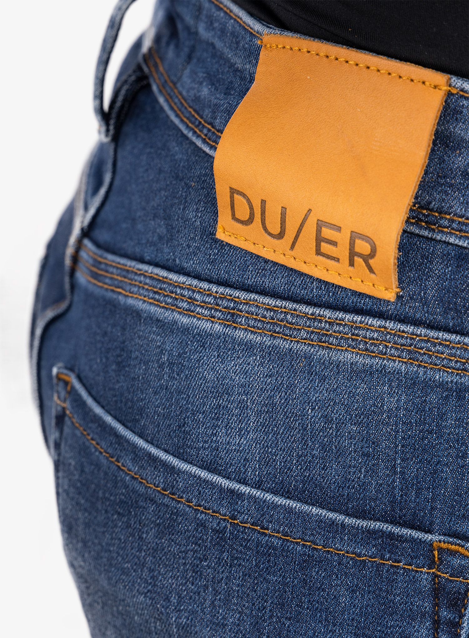 Hlače Duer Performance Denim Relaxed Taper - galactic