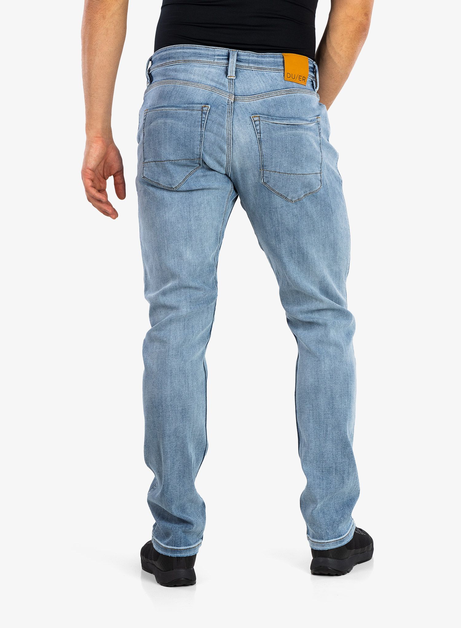 Hlače Duer Performance Denim Relaxed Taper - modern bleach