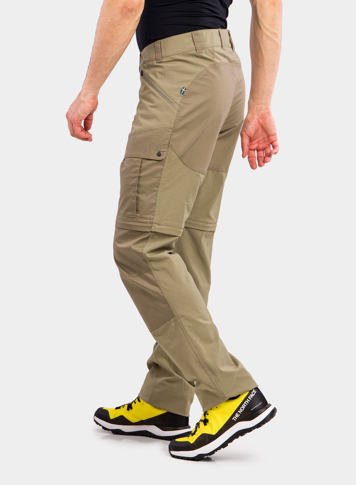Hlače Fjallraven Abisko Midsummer Zip Off Trousers Long - savanna/light olive
