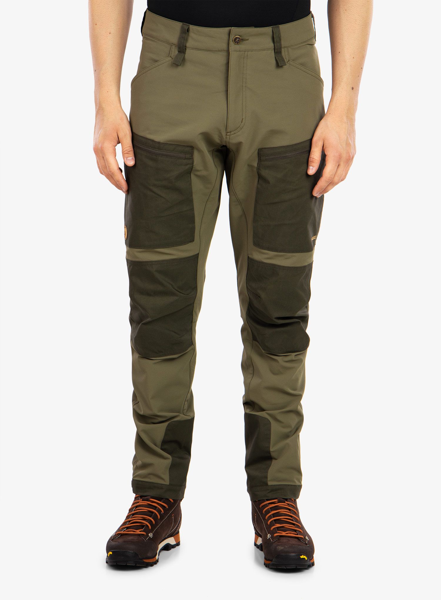 Hlače Fjallraven Keb Agile Trousers - laurel green/deep forest