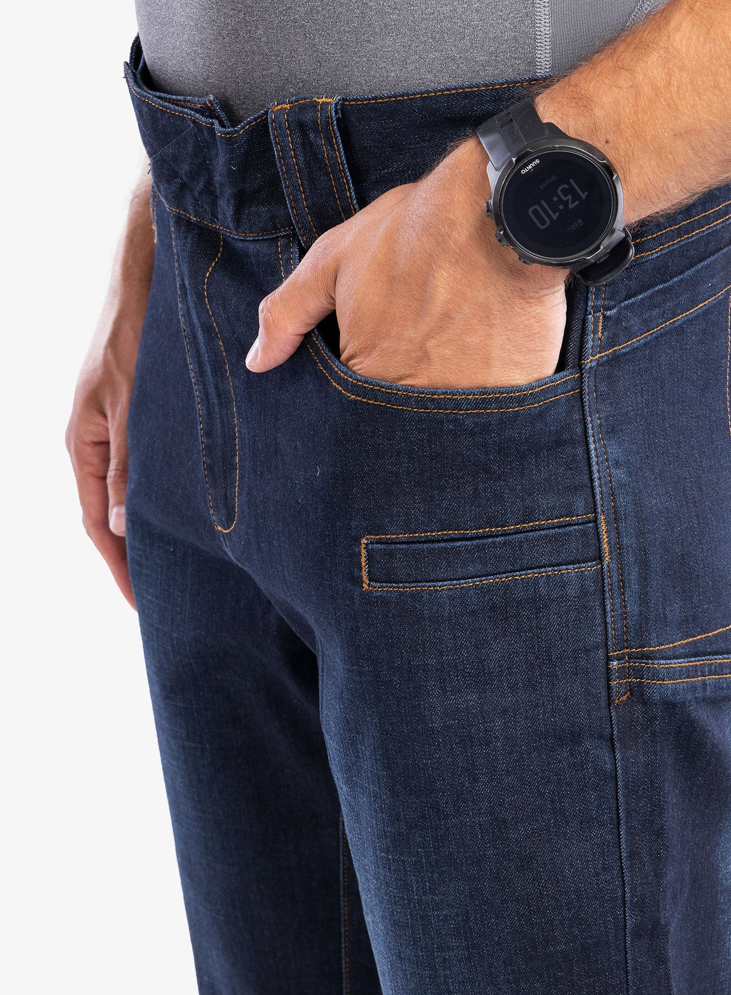 Hlače Helikon-Tex Greyman Tactical Jeans - Denim Mid - dark blue