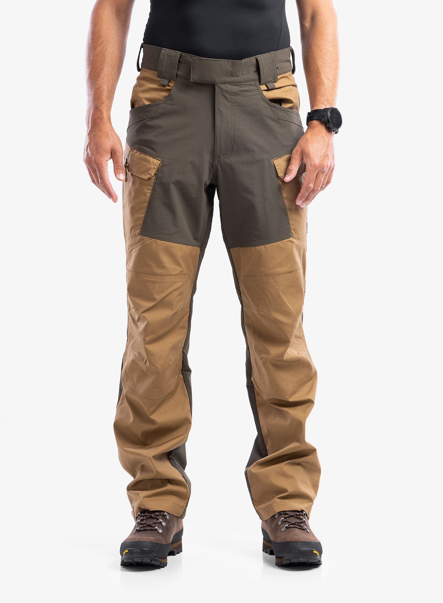 Hlače Helikon-Tex Hybrid Outback Pants - DuraCanvas - coyote/green