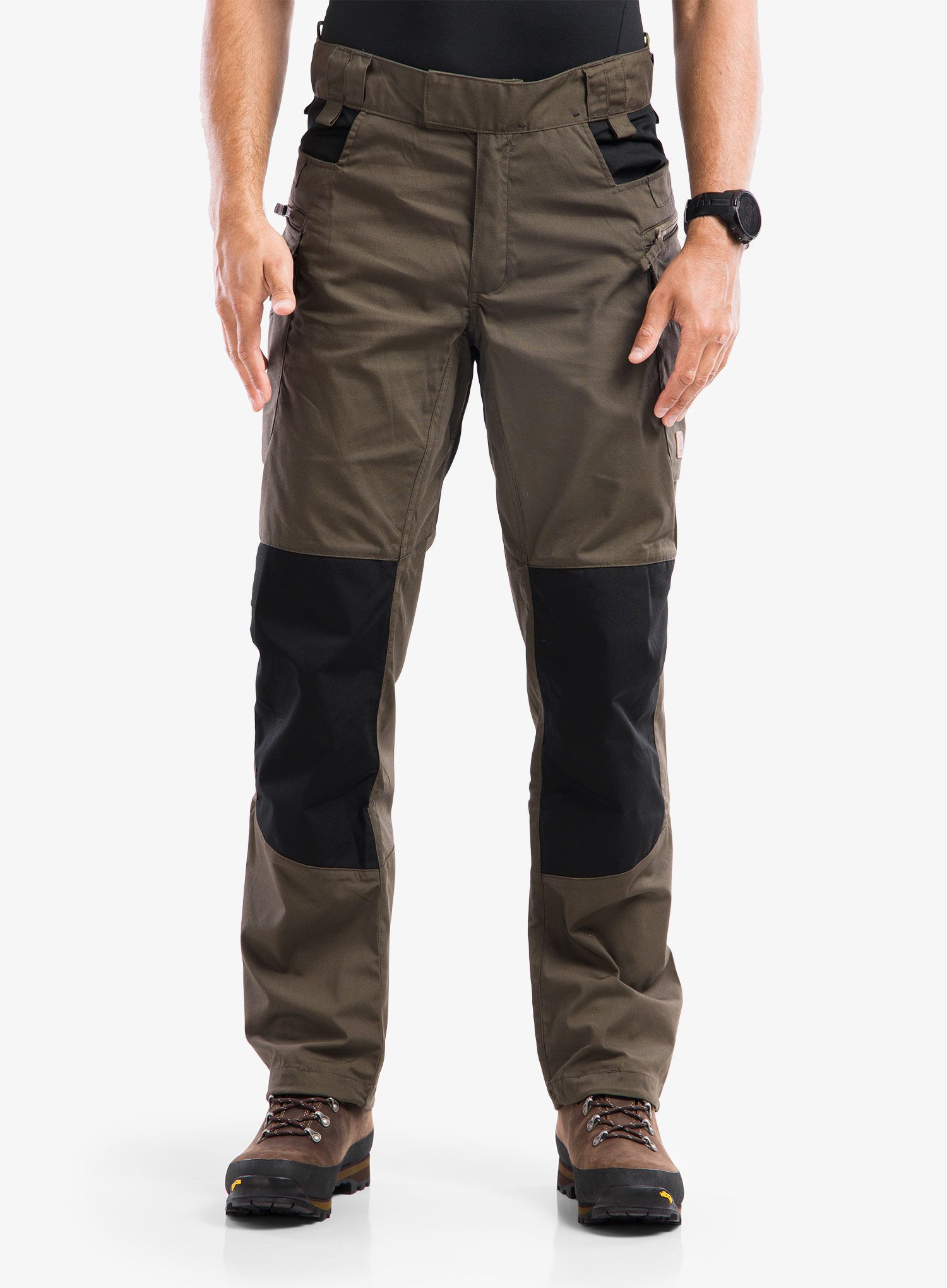 Pohodniške hlače Helikon-Tex Pilgrim - taiga green/black