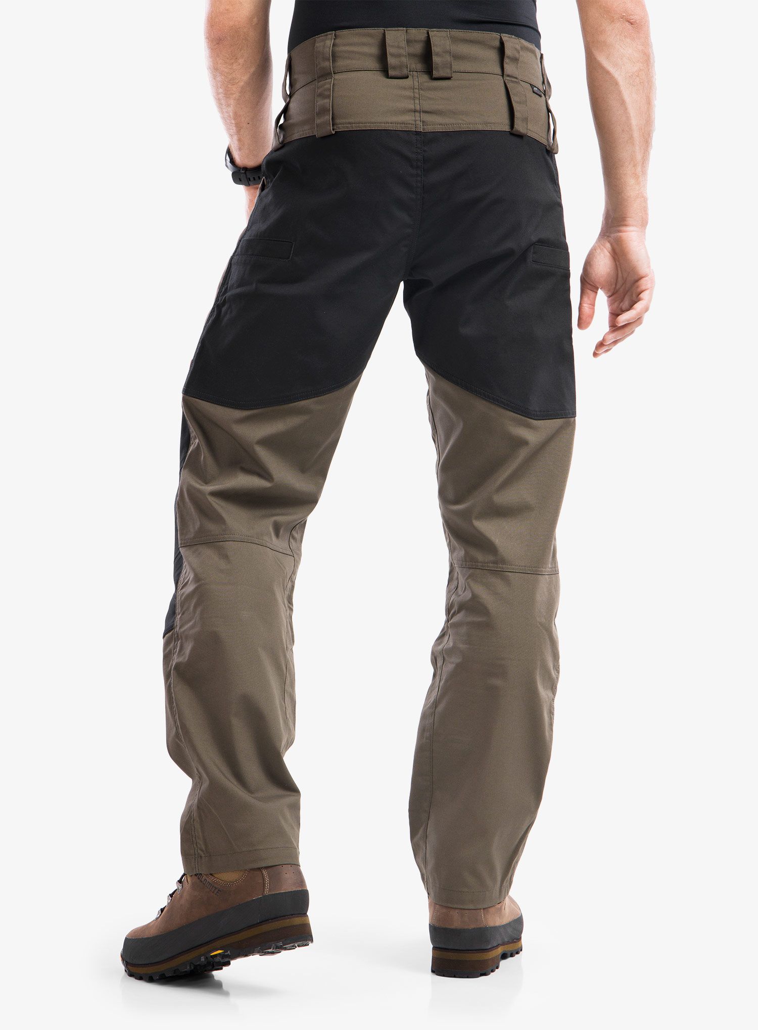 Pohodniške hlače Helikon-Tex Woodsman - taiga green/black