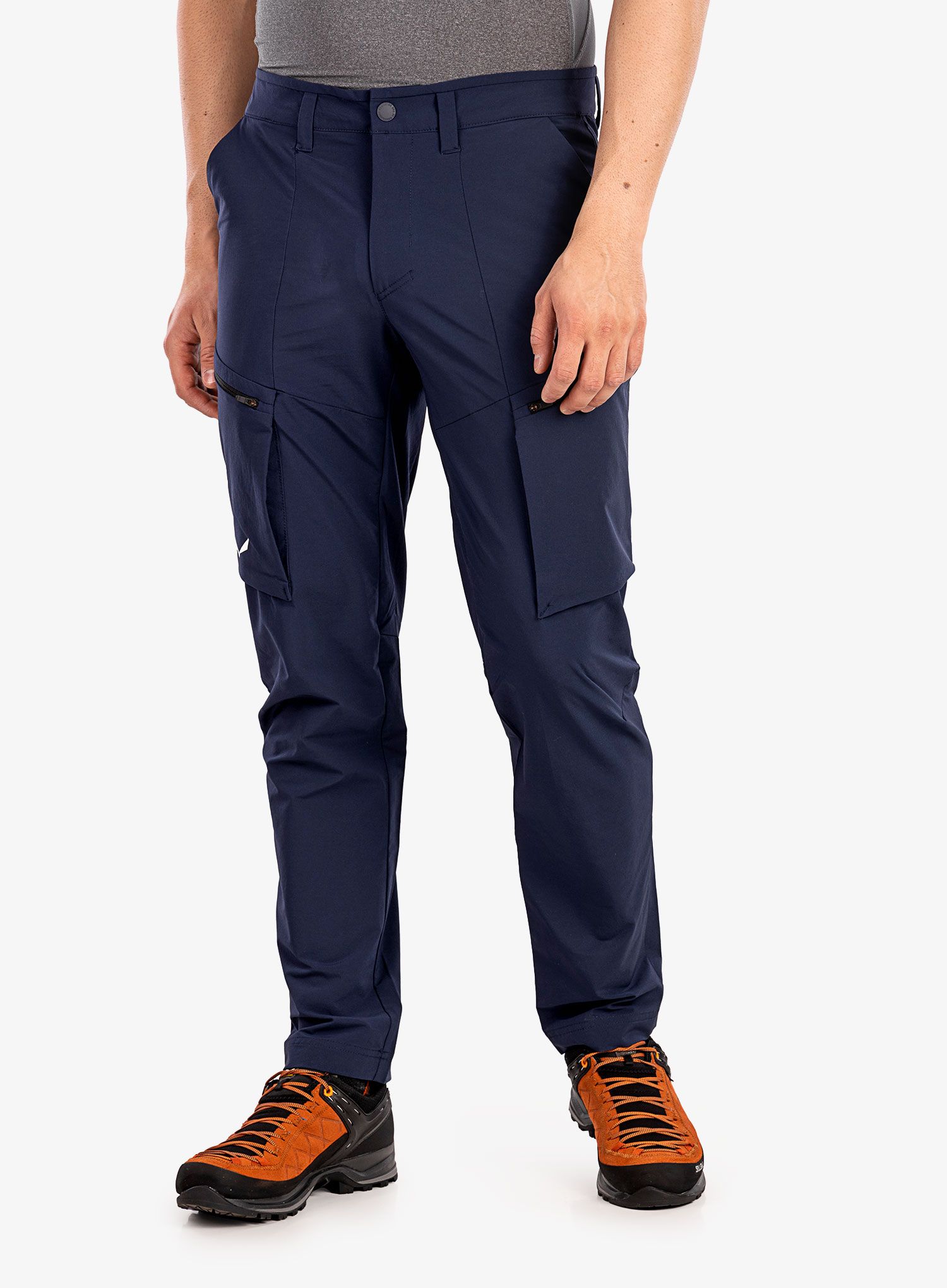 Moške hlače Salewa Puez DST Cargo Pants - navy blazer