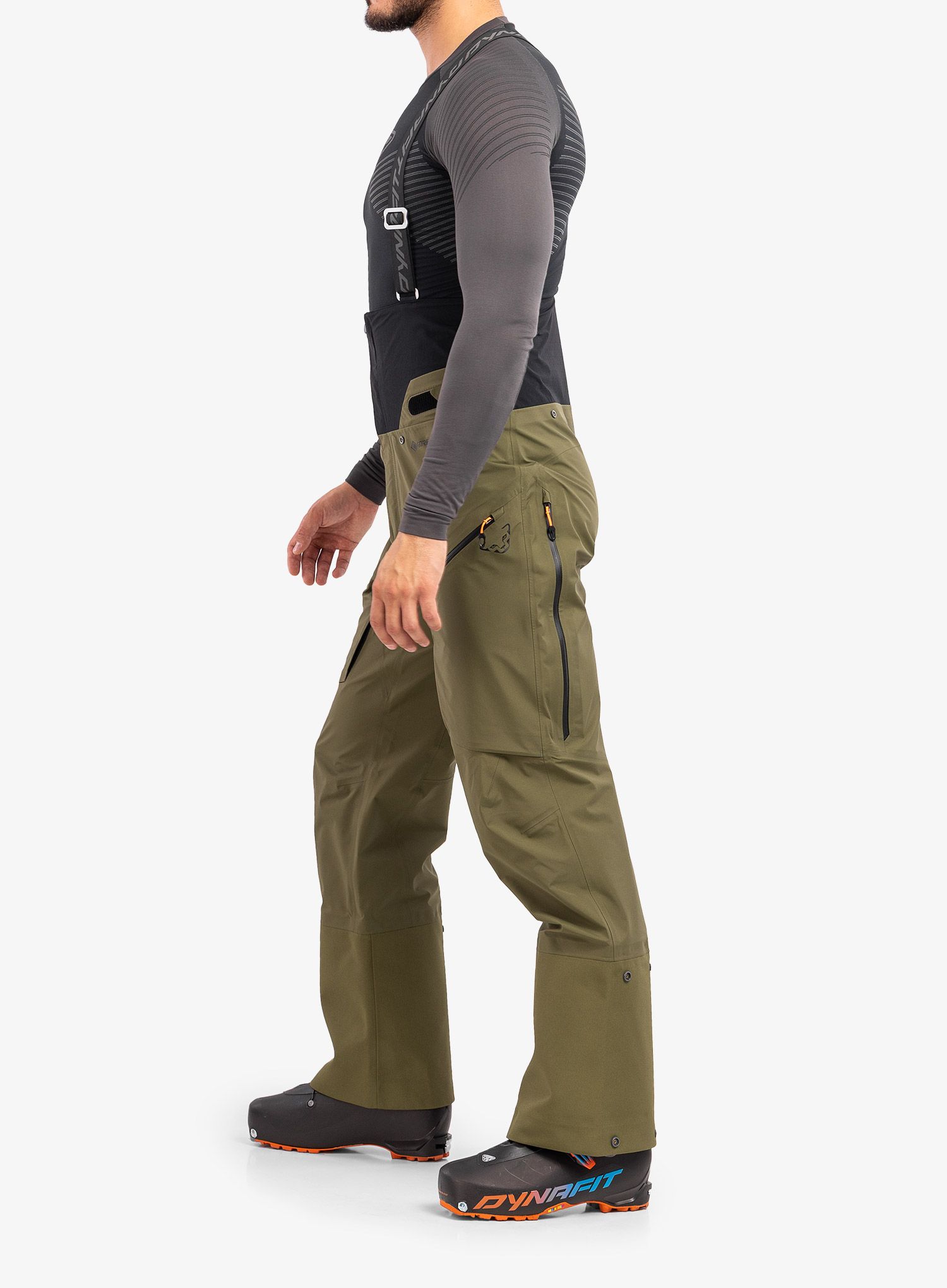 Hlače za turno smučanje Dynafit Free GTX Pant - winter moss