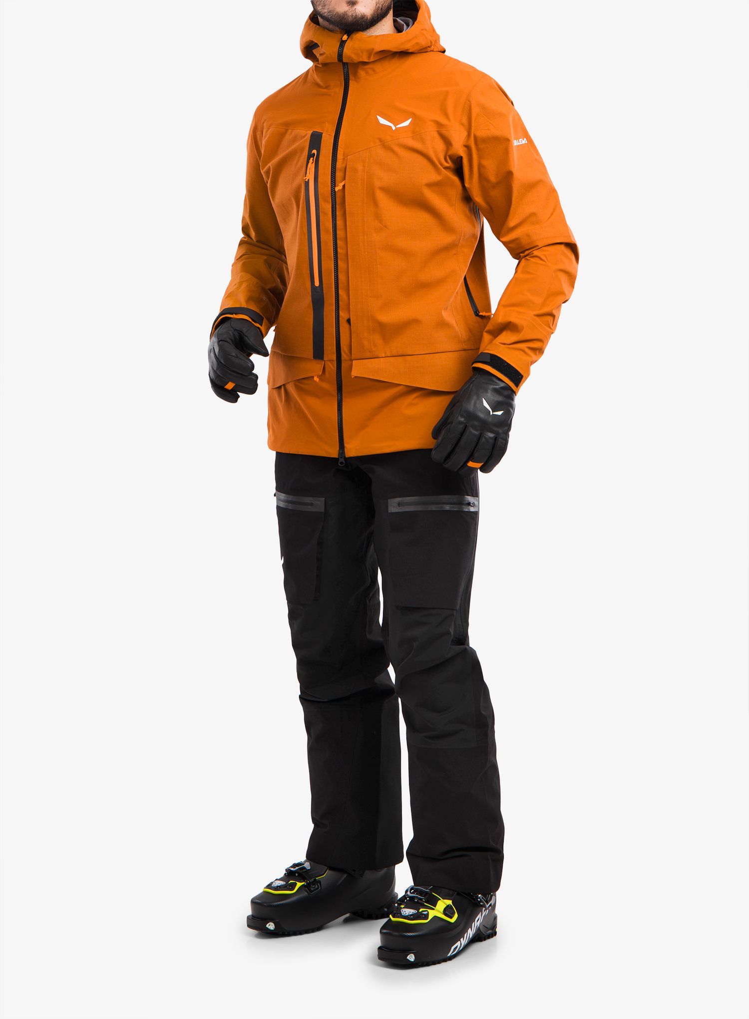Hlače za turno smučanje Salewa Sella 3L PTX Responsive Pant - black out