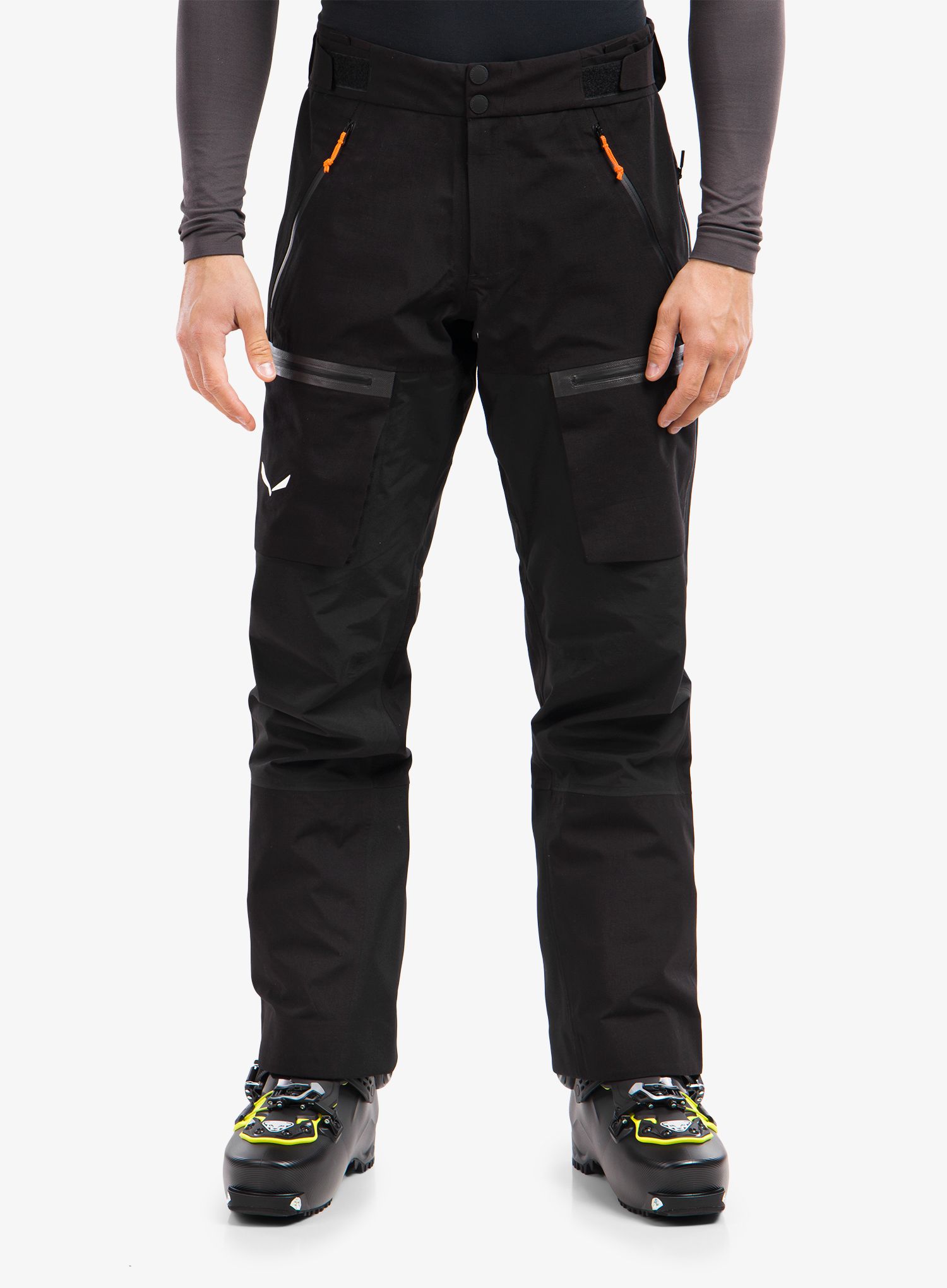 Hlače za turno smučanje Salewa Sella 3L PTX Responsive Pant - black out