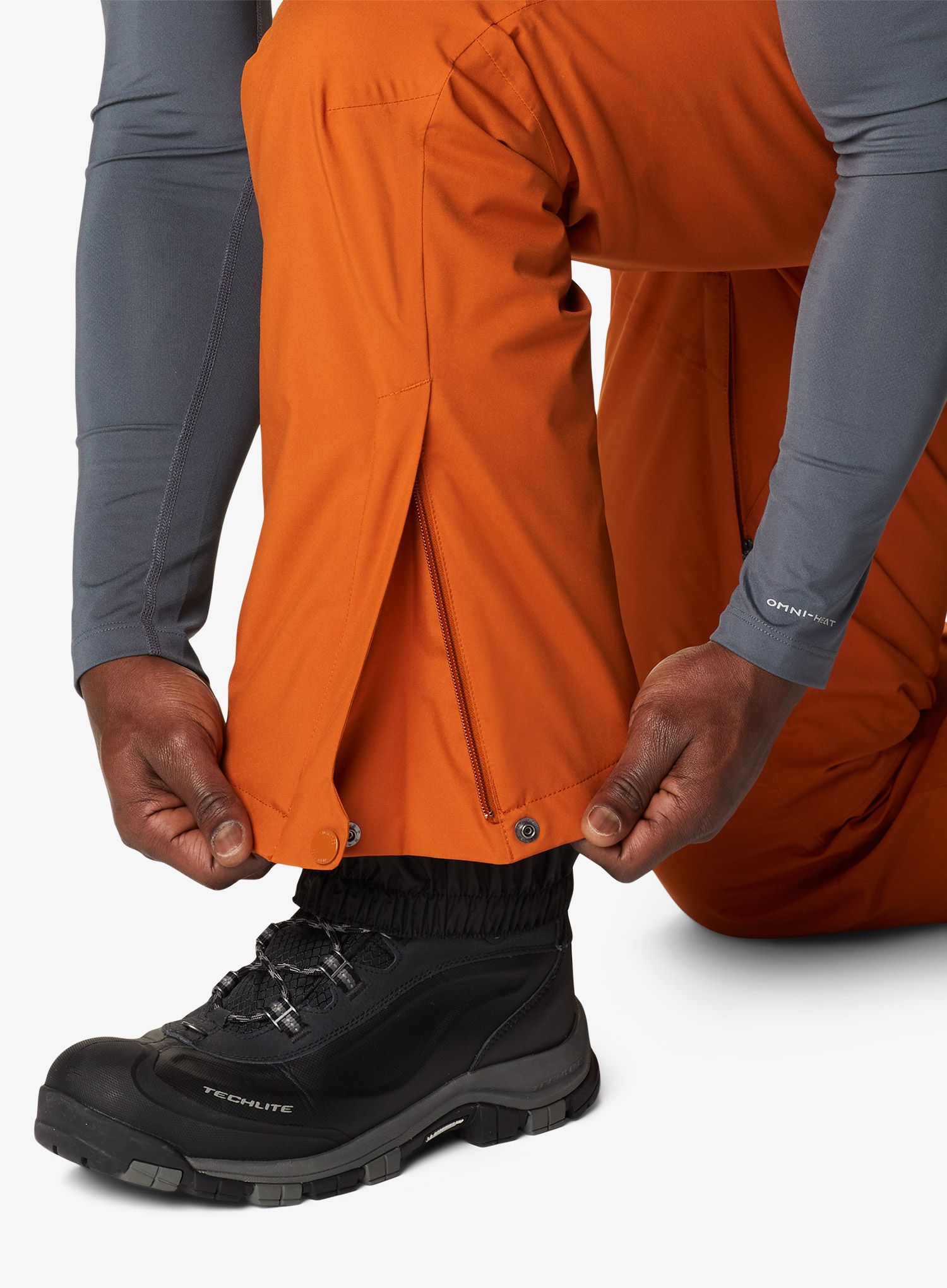 Smučarske hlače Columbia Kick Turn II Pant - warm copper