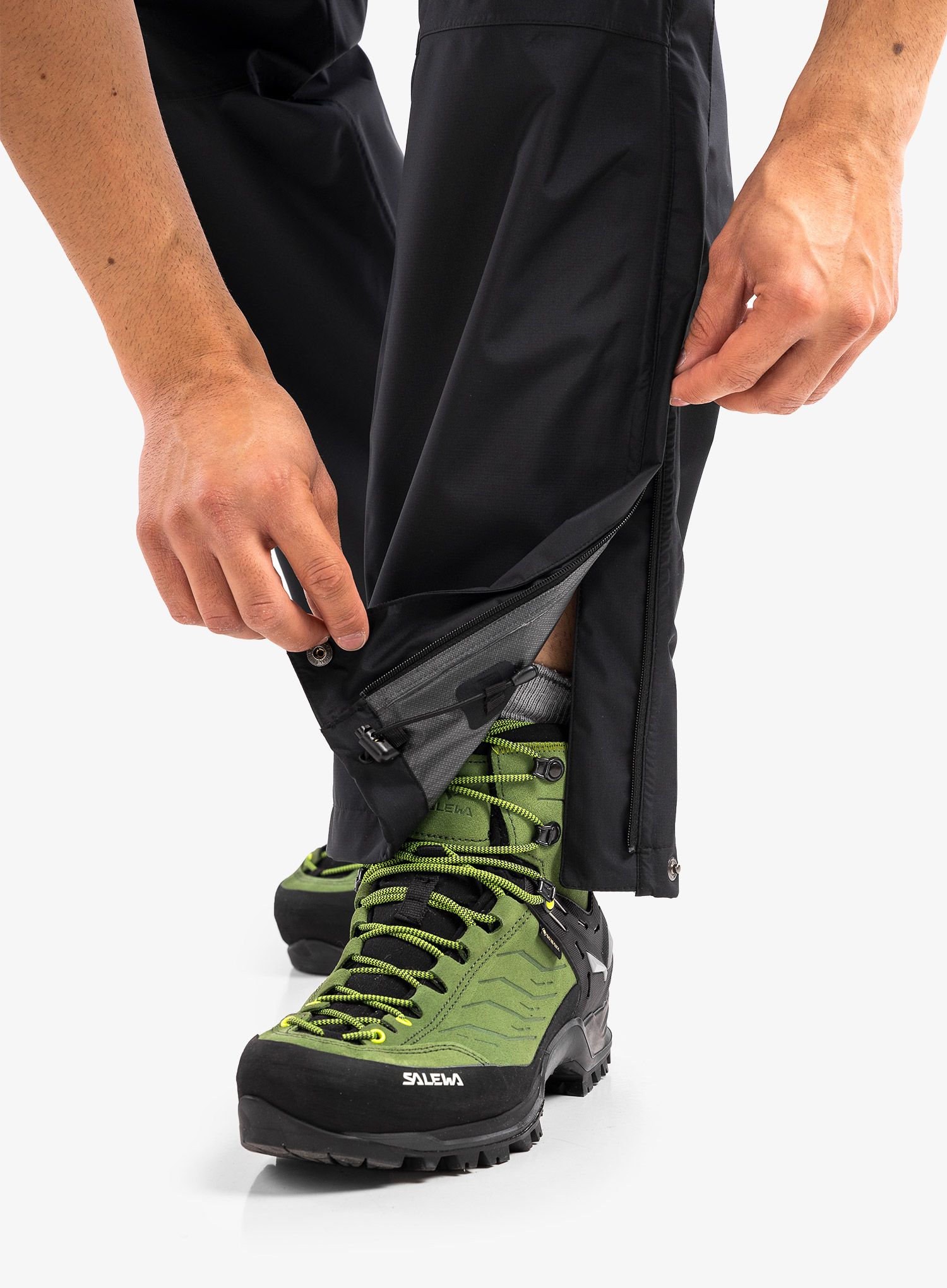 Nepremočljive hlače Rab Downpour Eco Pants - black