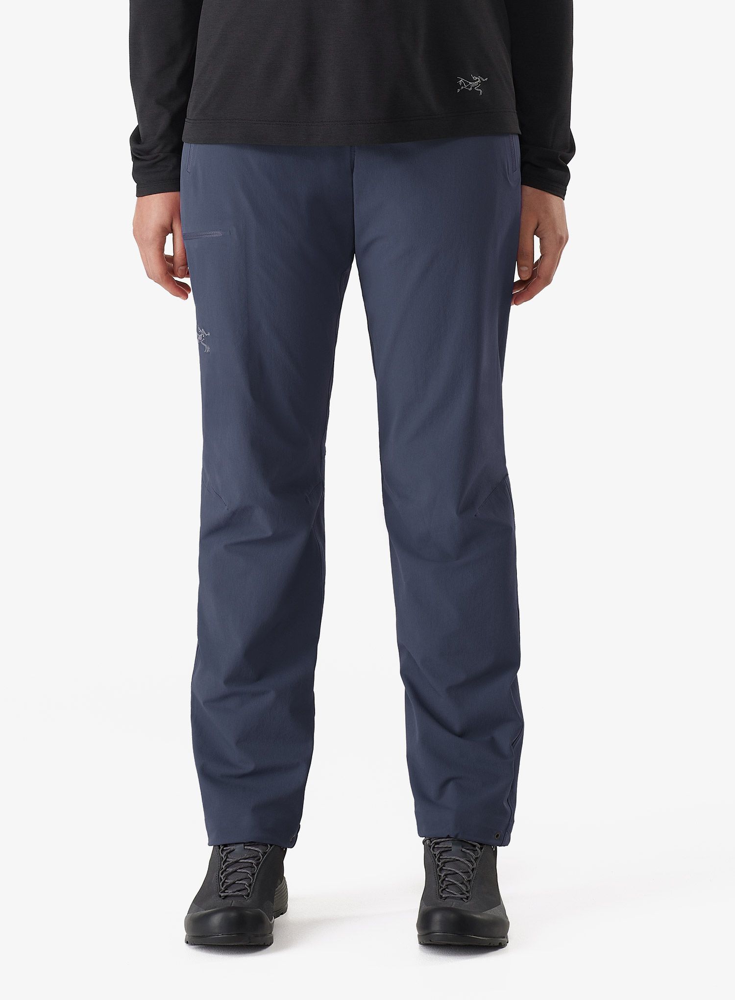 Ženske softshell hlače Arcteryx Gamma LT Pant - black sapphire