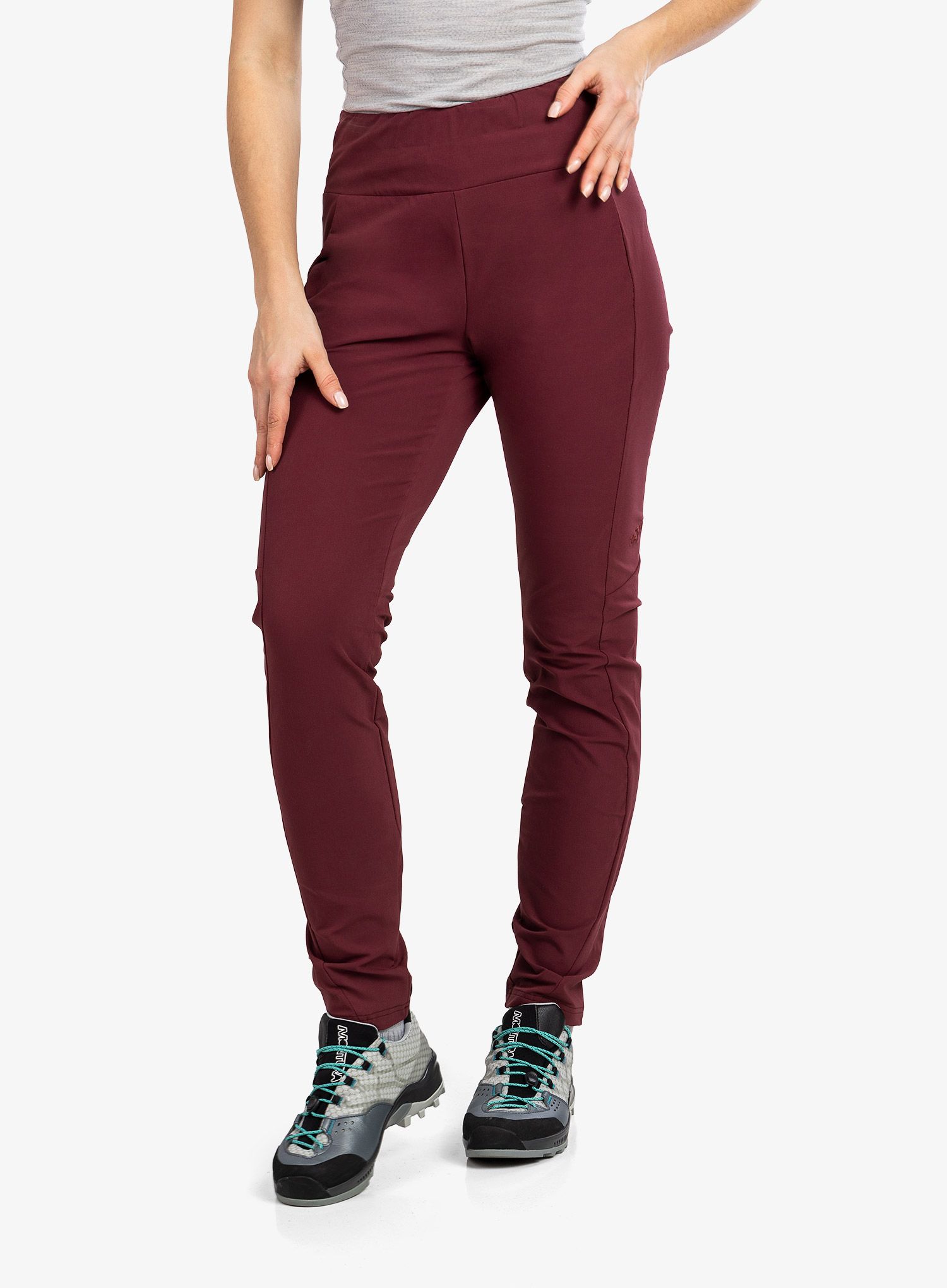 Ženske softshell hlače Rab Elevation Pants - deep heather