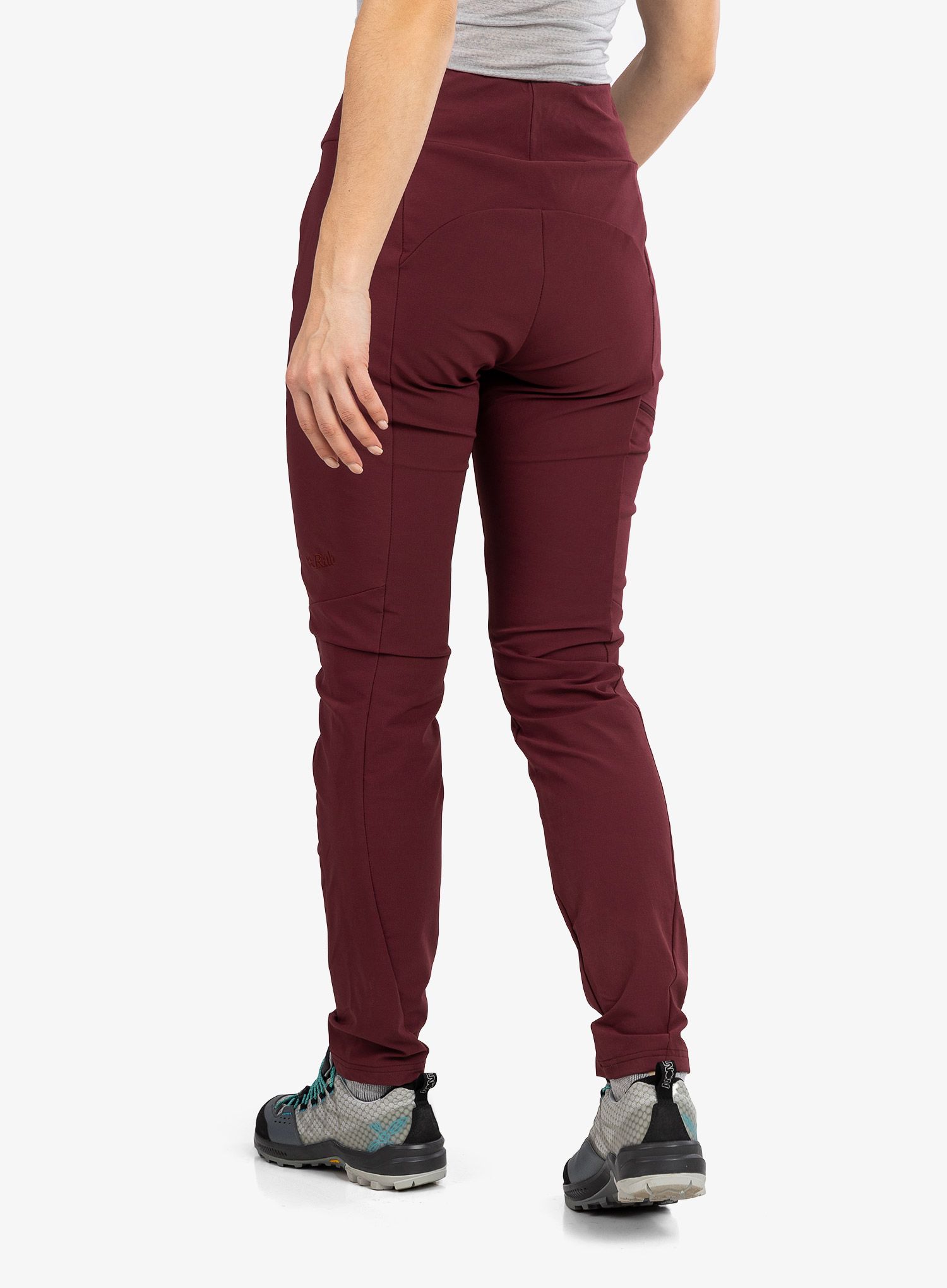 Ženske softshell hlače Rab Elevation Pants - deep heather