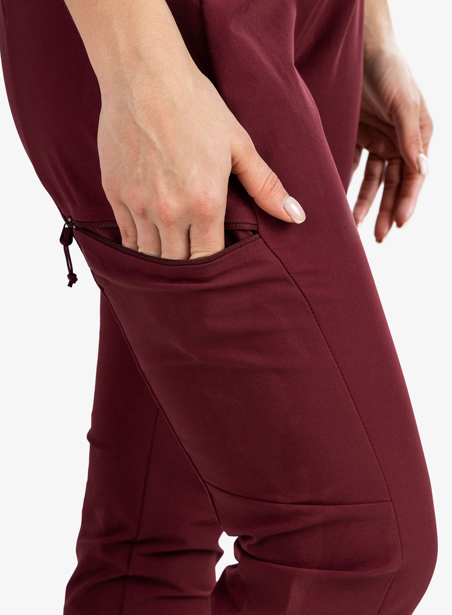 Ženske softshell hlače Rab Elevation Pants - deep heather