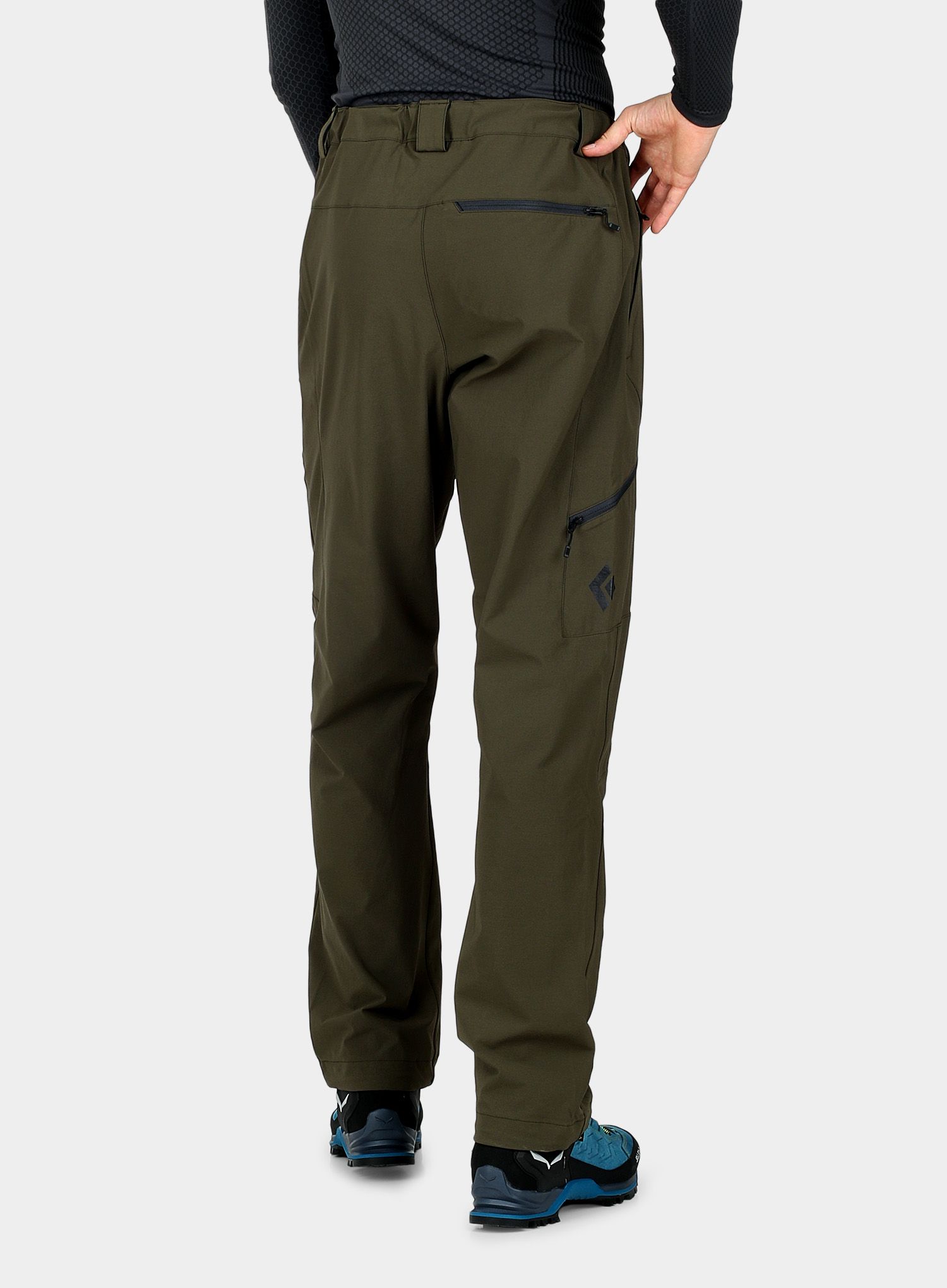 Softshell hlače Black Diamond Alpine Pants - sergeant
