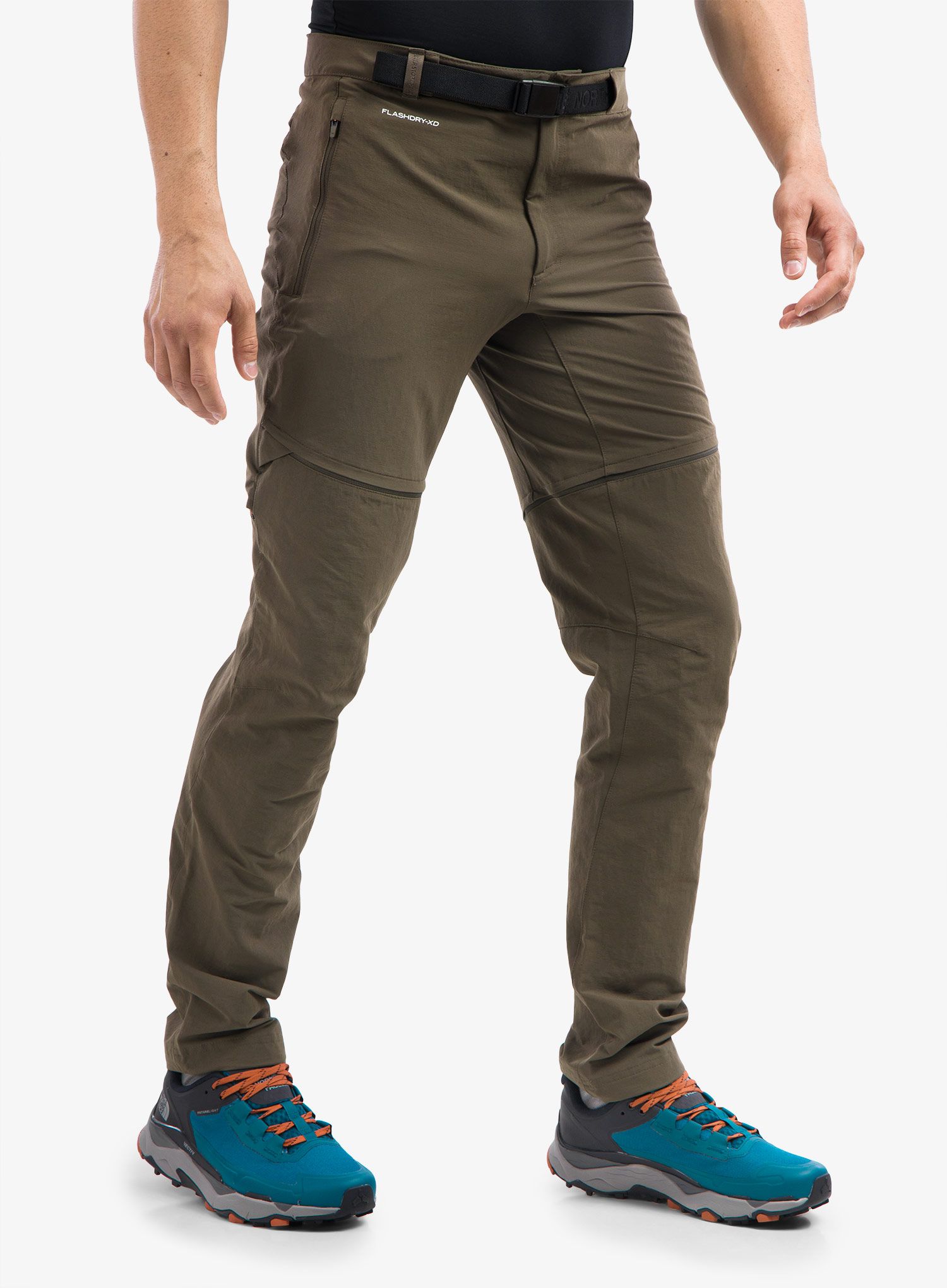 Hlače The North Face Lightning Convertible Pant - new taupe green