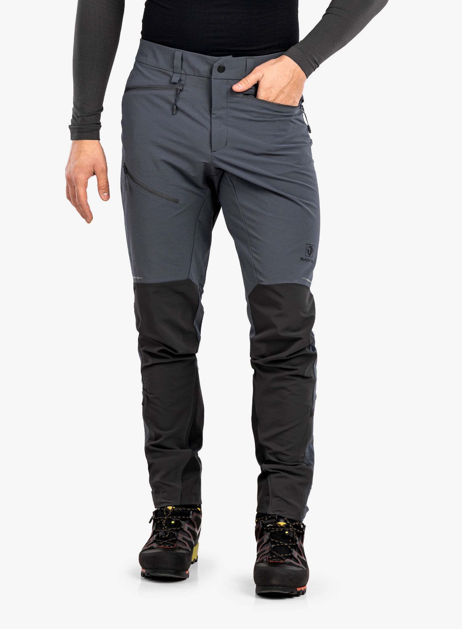 Pohodne hlače BlackYak Aceh Pants - iron gate