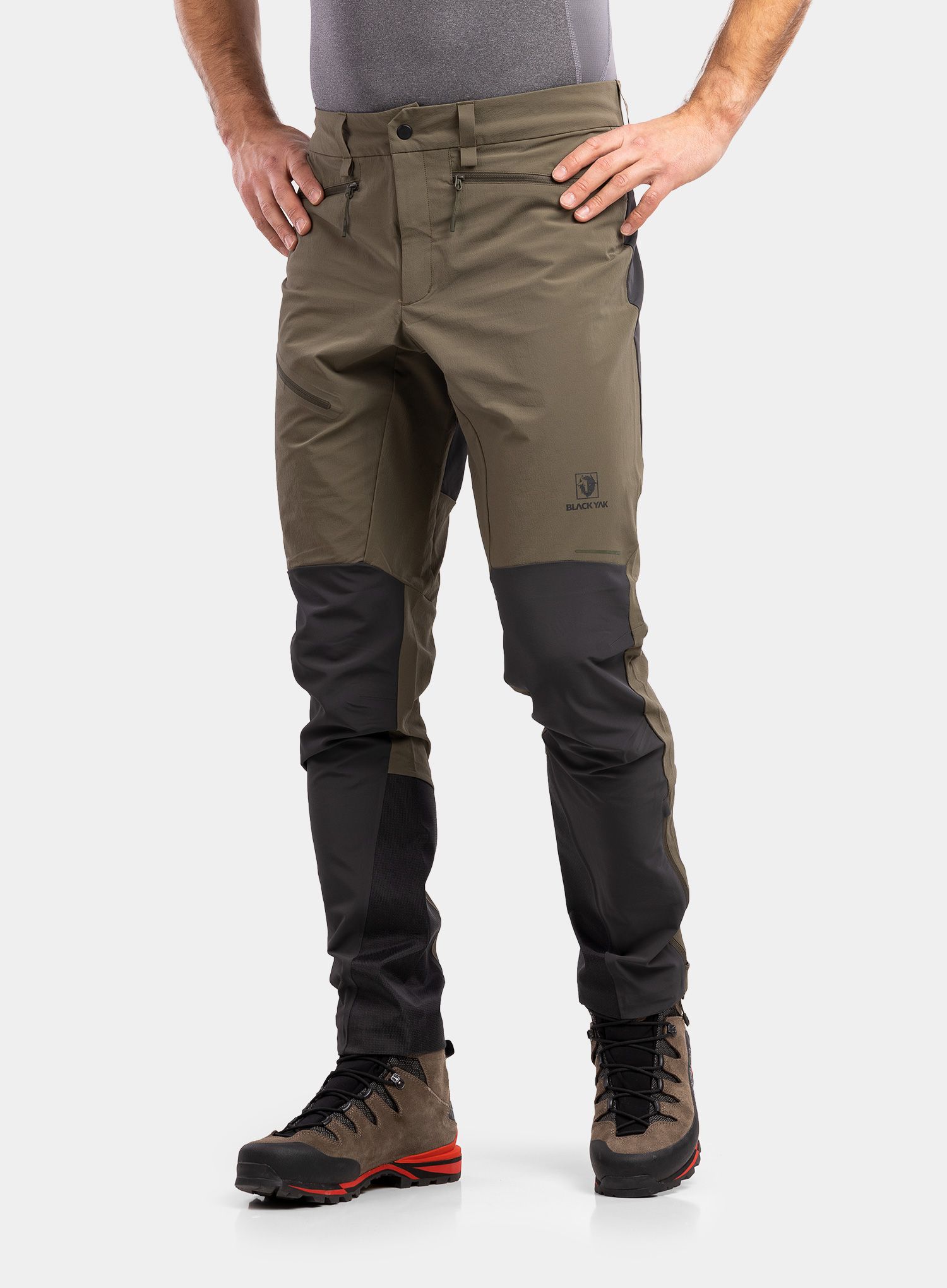 Pohodne hlače BlackYak Aceh Pants - ivy green