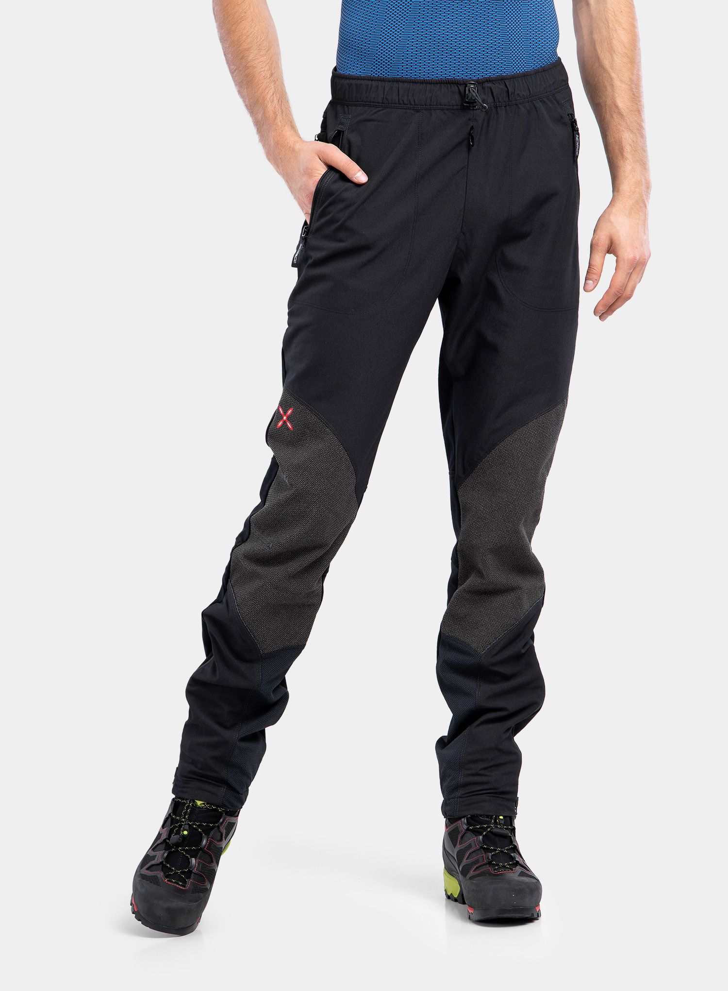 Pohodne hlače Montura Vertigo Pants - black/antrachite
