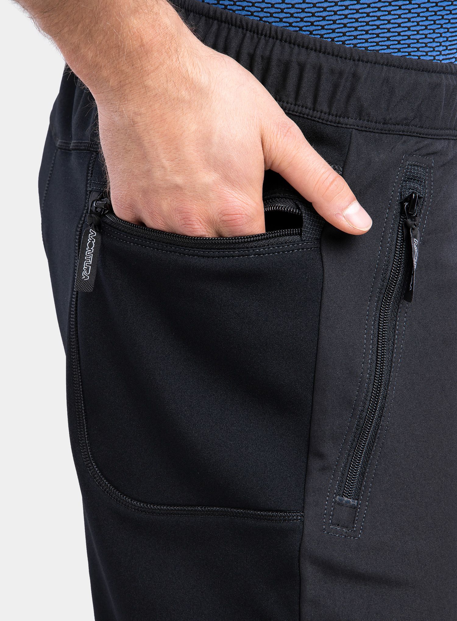 Pohodne hlače Montura Vertigo Pants - black/antrachite