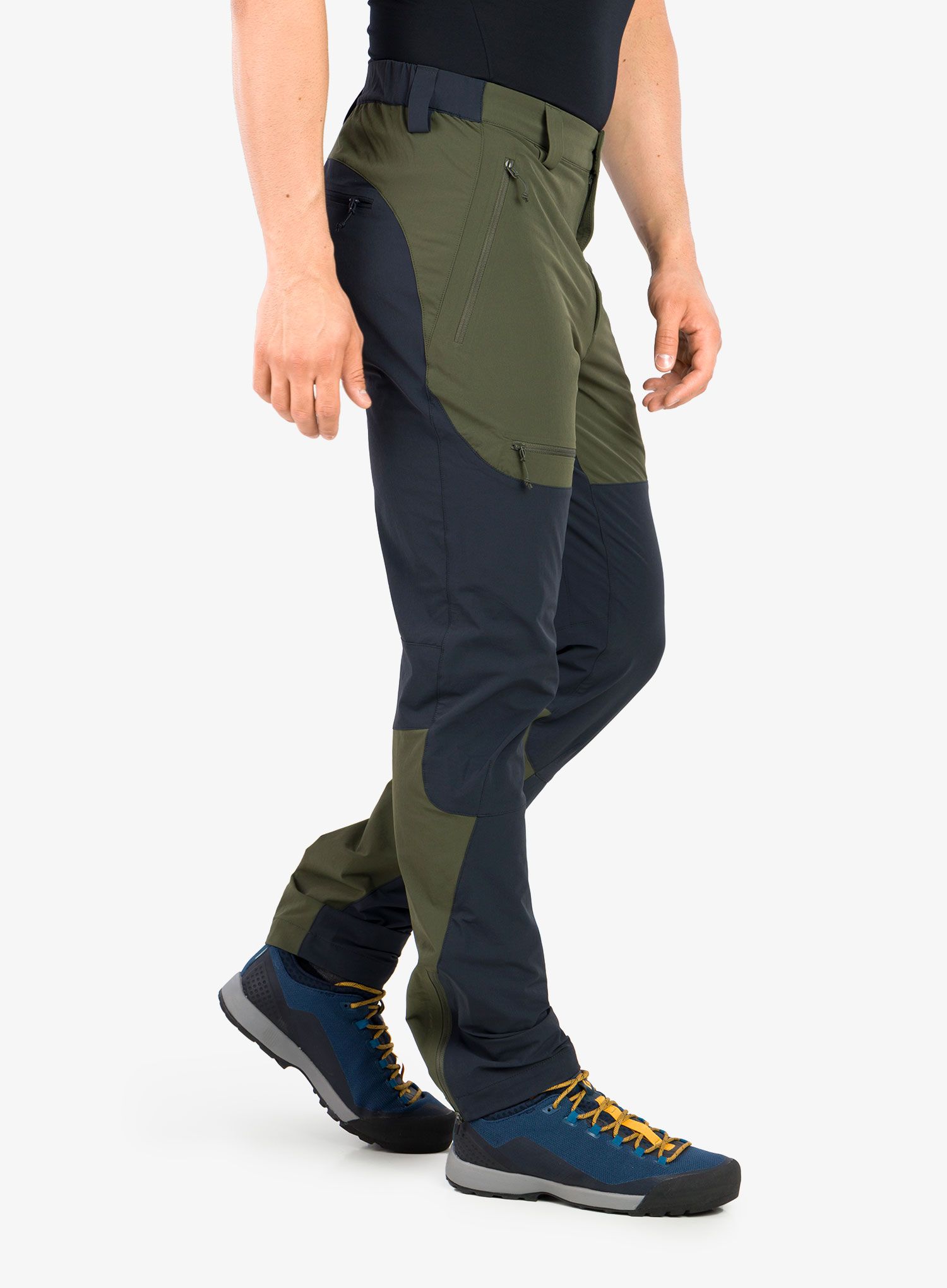 Pohodne hlače Rab Torque Mountain Pants - army/beluga