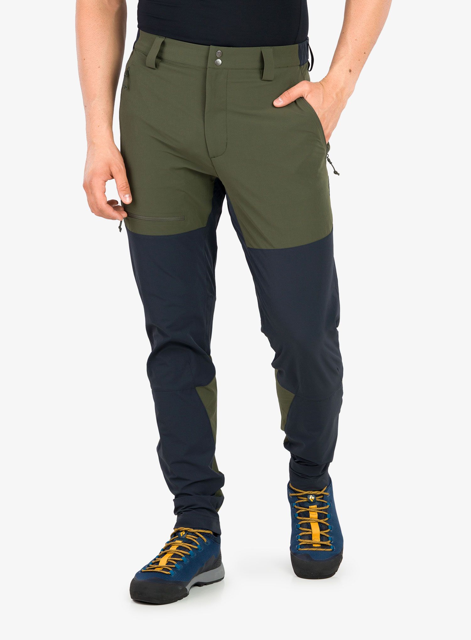 Pohodne hlače Rab Torque Mountain Pants - army/beluga