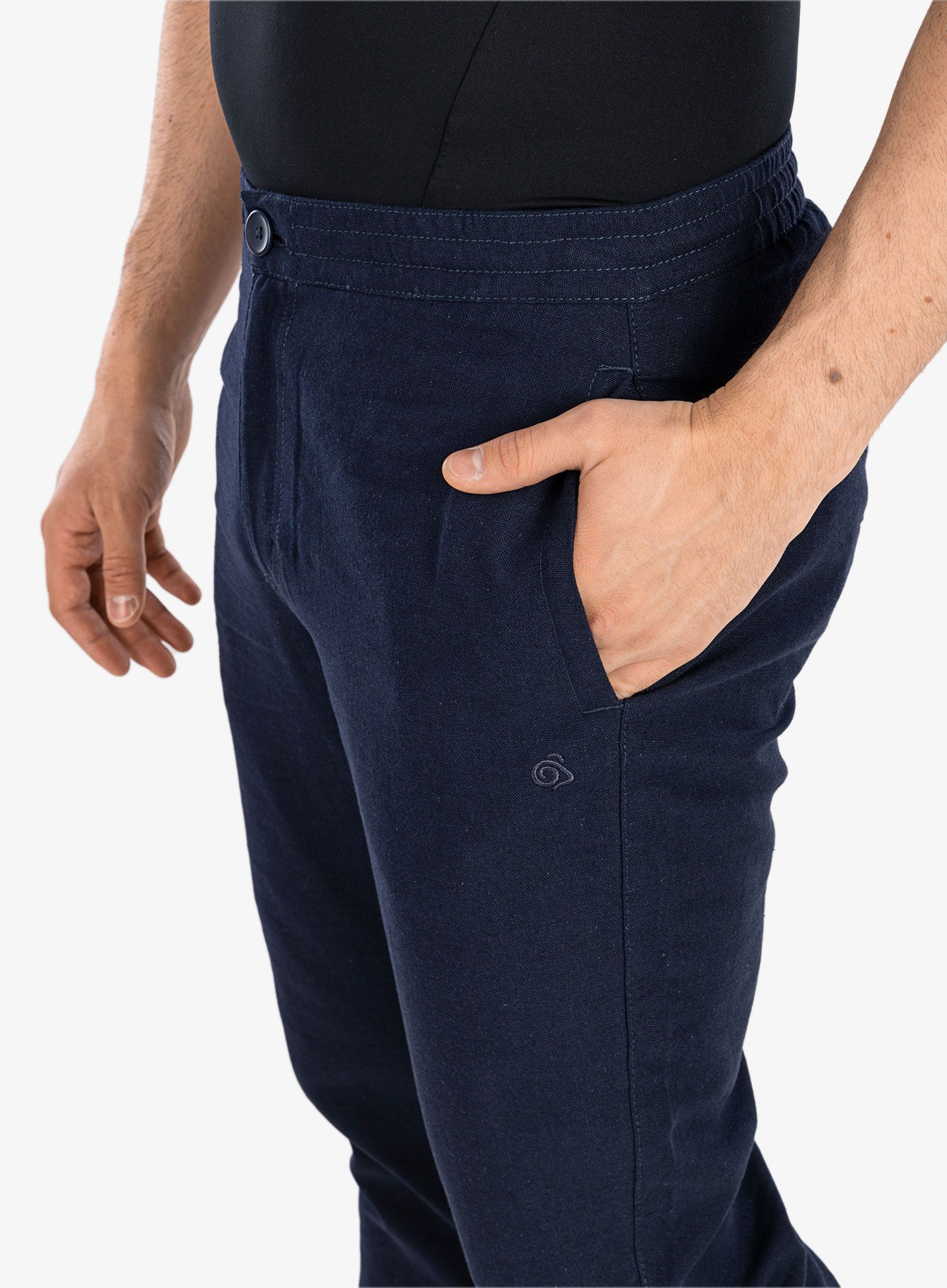 Pohodniške hlače Craghoppers NosiBotanical Buck Trouser - blue navy