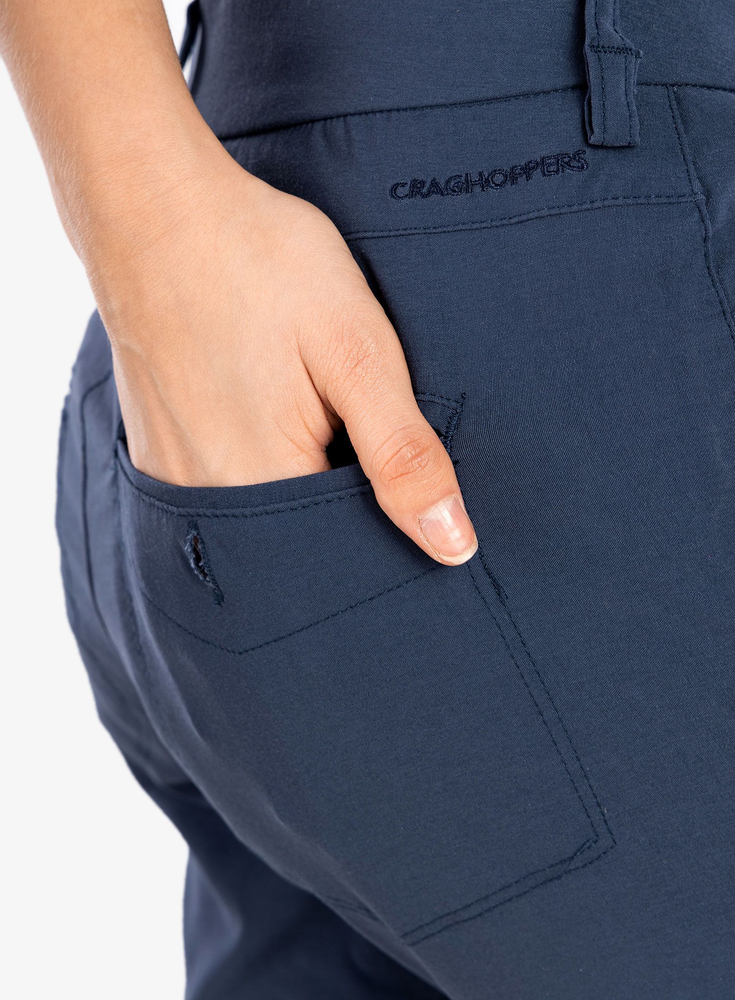 Ženske pohodniške hlače Craghoppers NosiLife Clara II Pant - soft navy