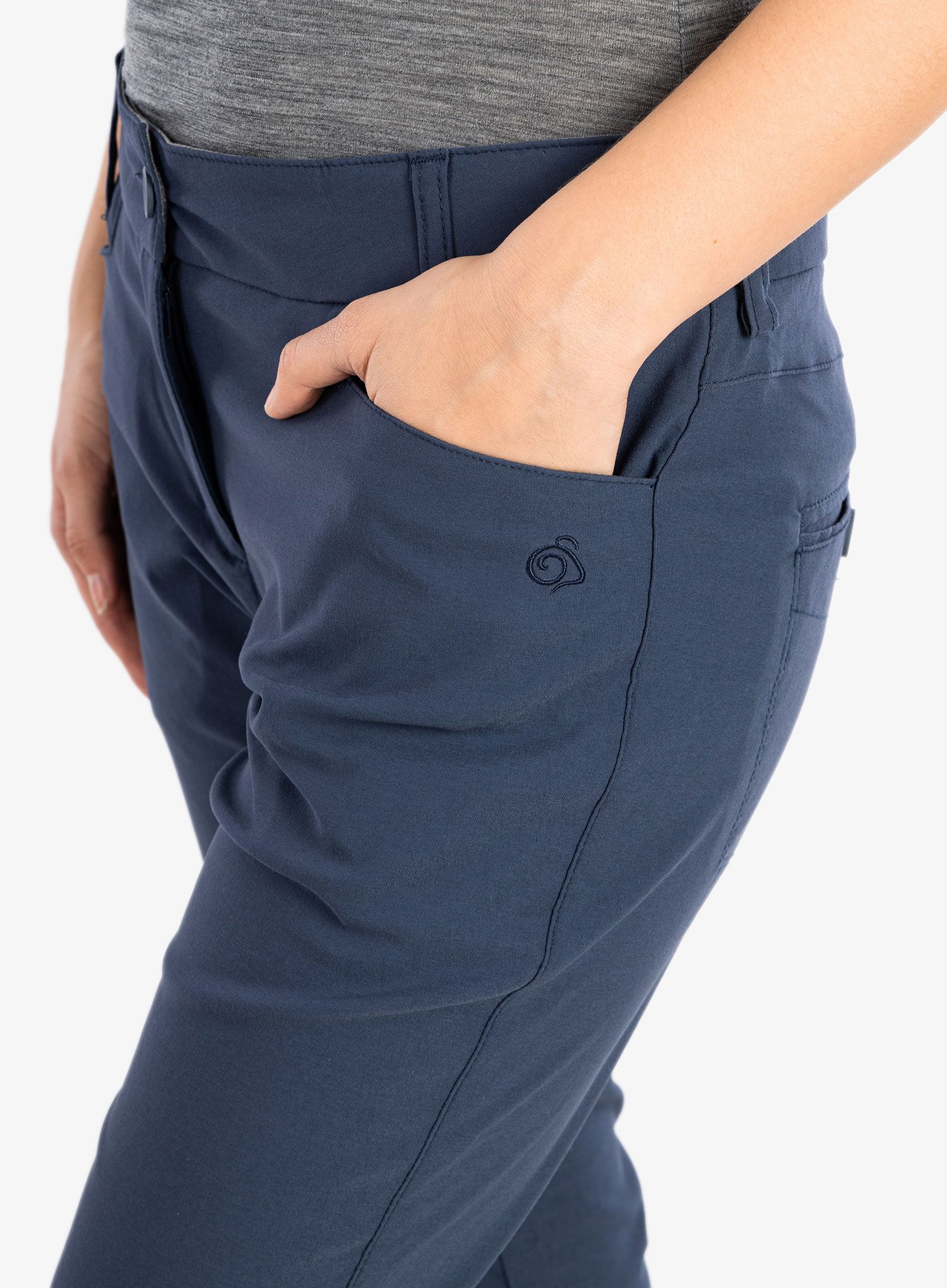 Ženske pohodniške hlače Craghoppers NosiLife Clara II Pant - soft navy