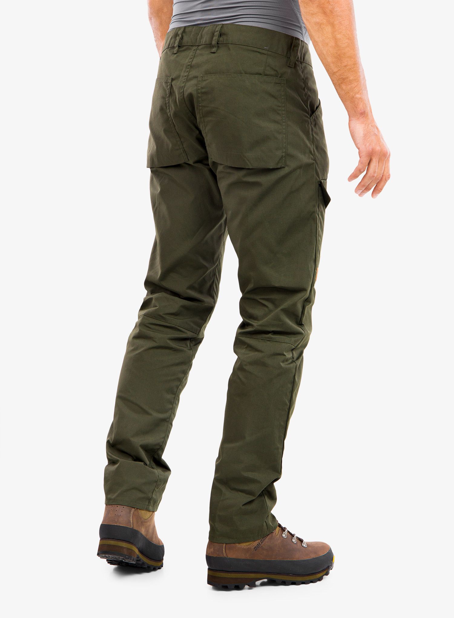 Pohodniške hlače Fjallraven Greenland Jeans Regular - deep forest