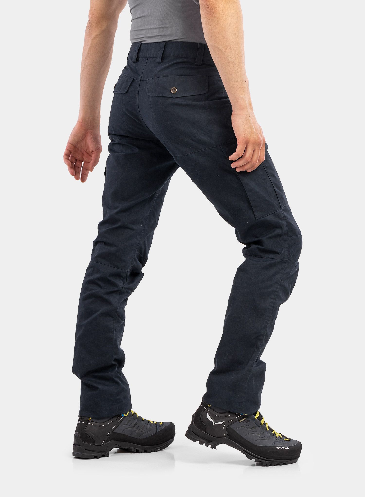 Pohodniške hlače Fjallraven Karl Pro Trousers - dark navy
