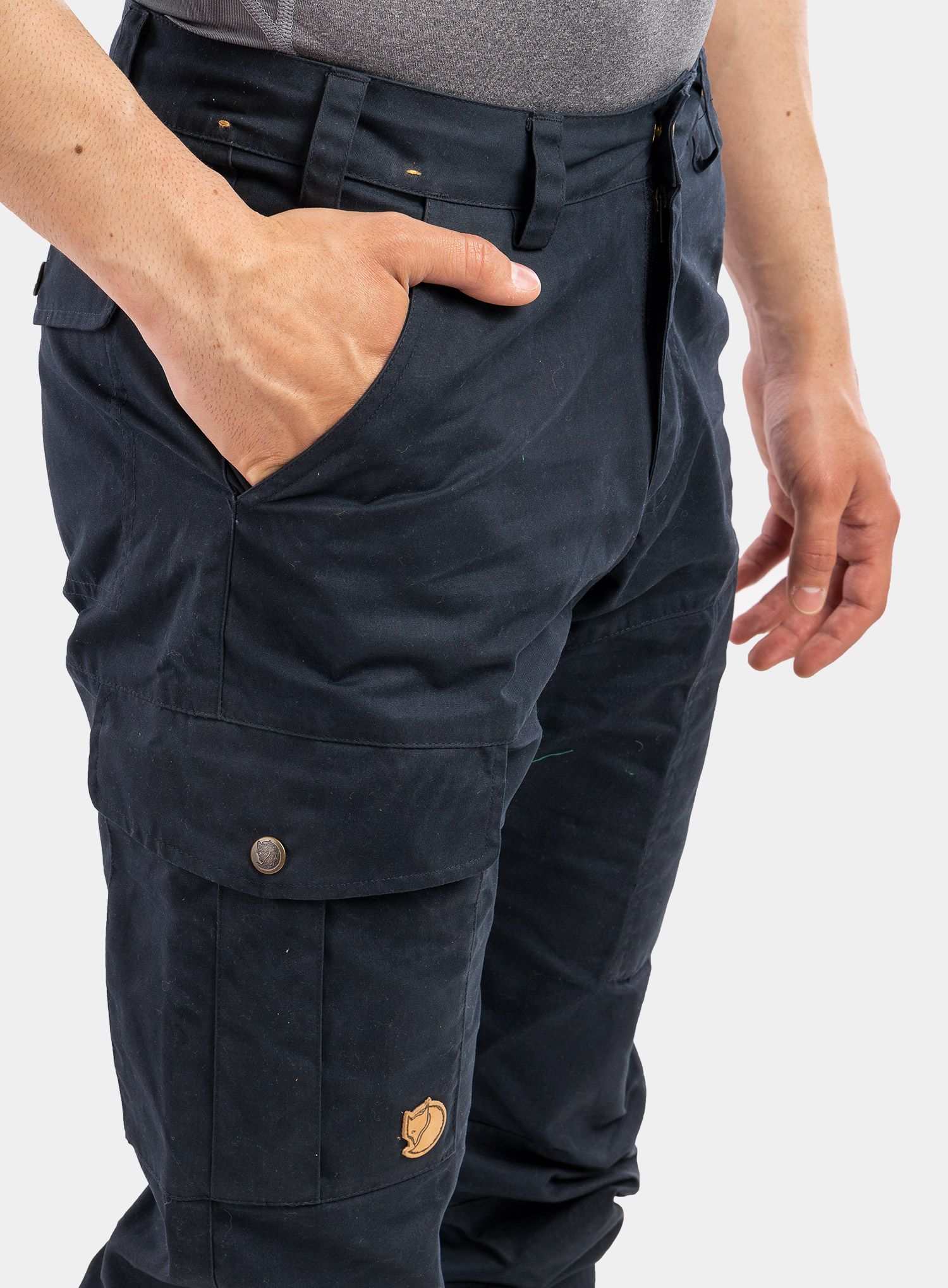 Pohodniške hlače Fjallraven Karl Pro Trousers - dark navy