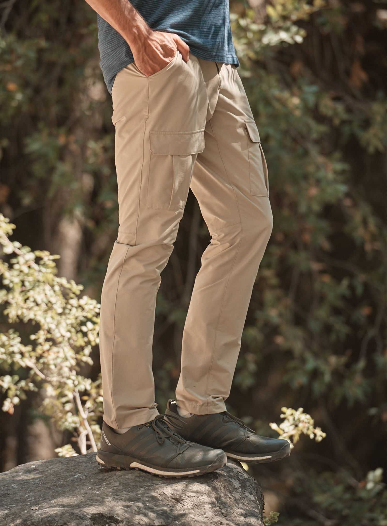 Pohodniške hlače Royal Robbins Backcountry Pro Pant - khaki