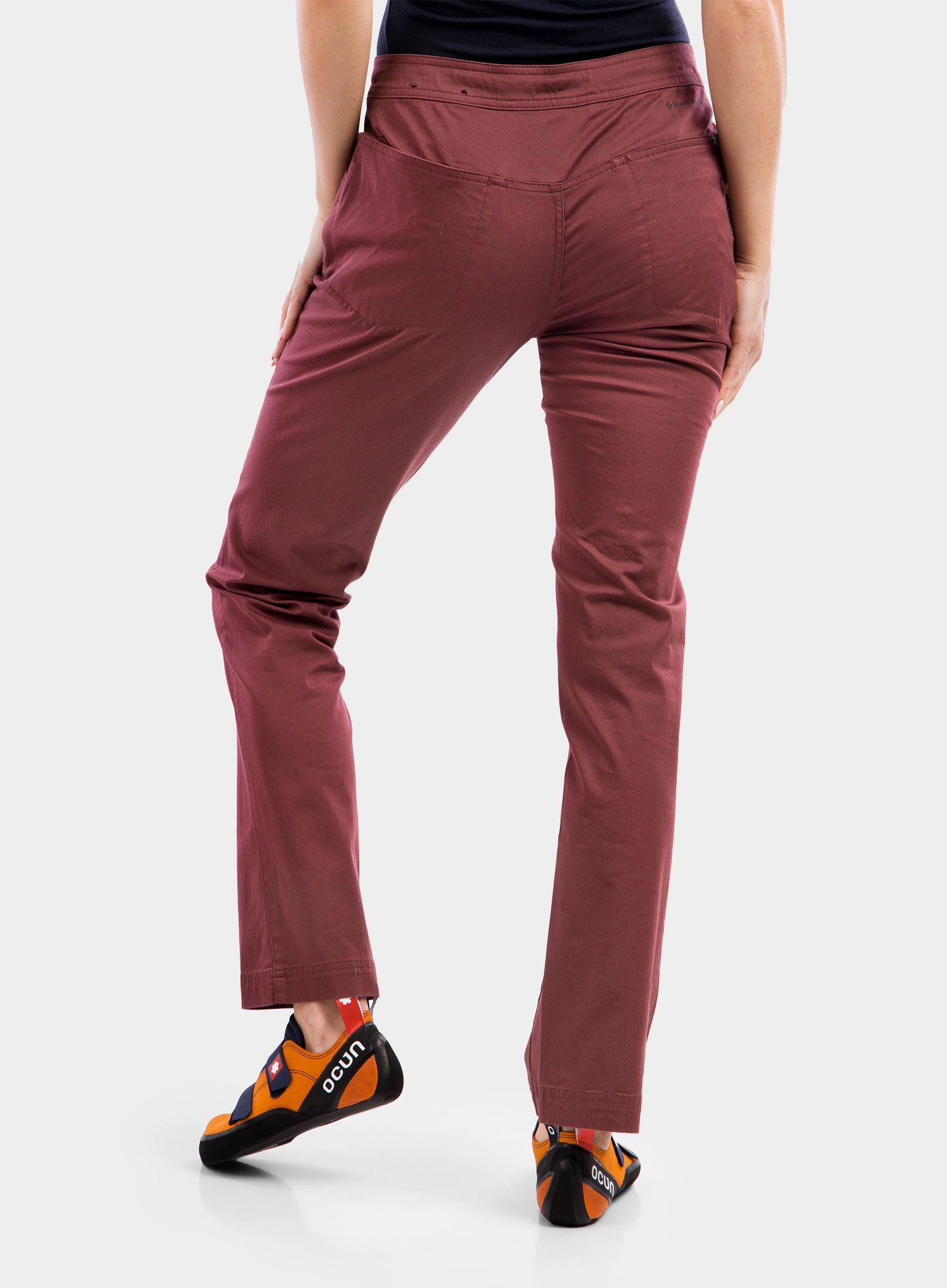 Ženske plezalne hlače Black Diamond Credo Pants - cherrywood