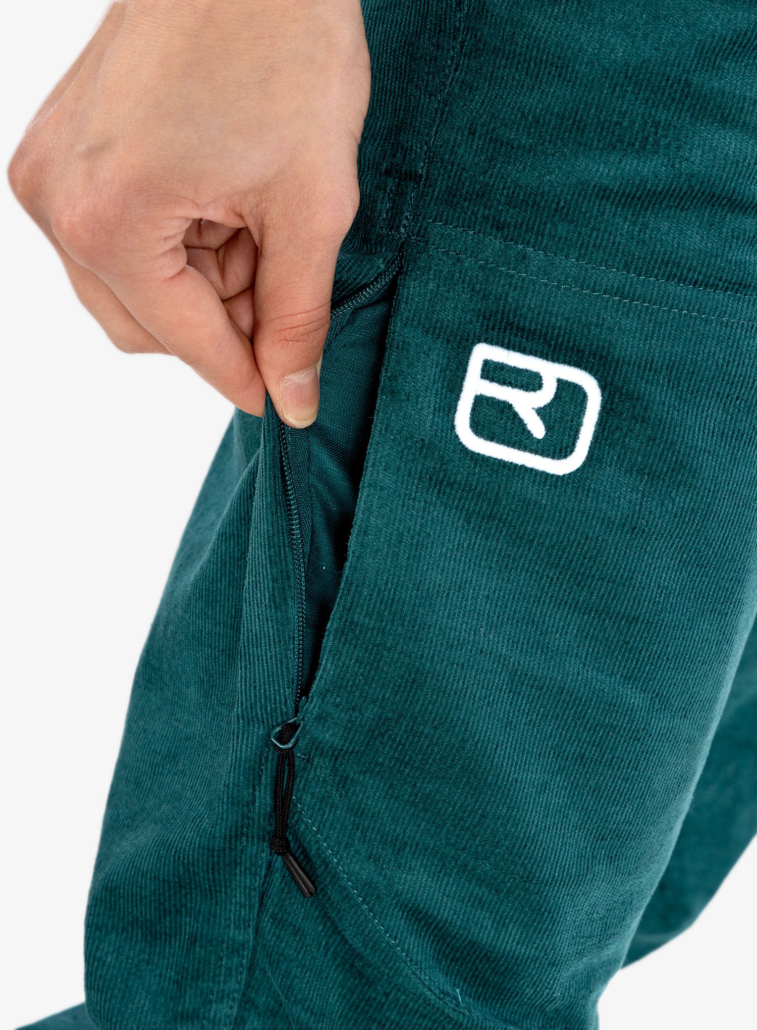 Ženske plezalne hlače Ortovox Casale Pants - pacific green