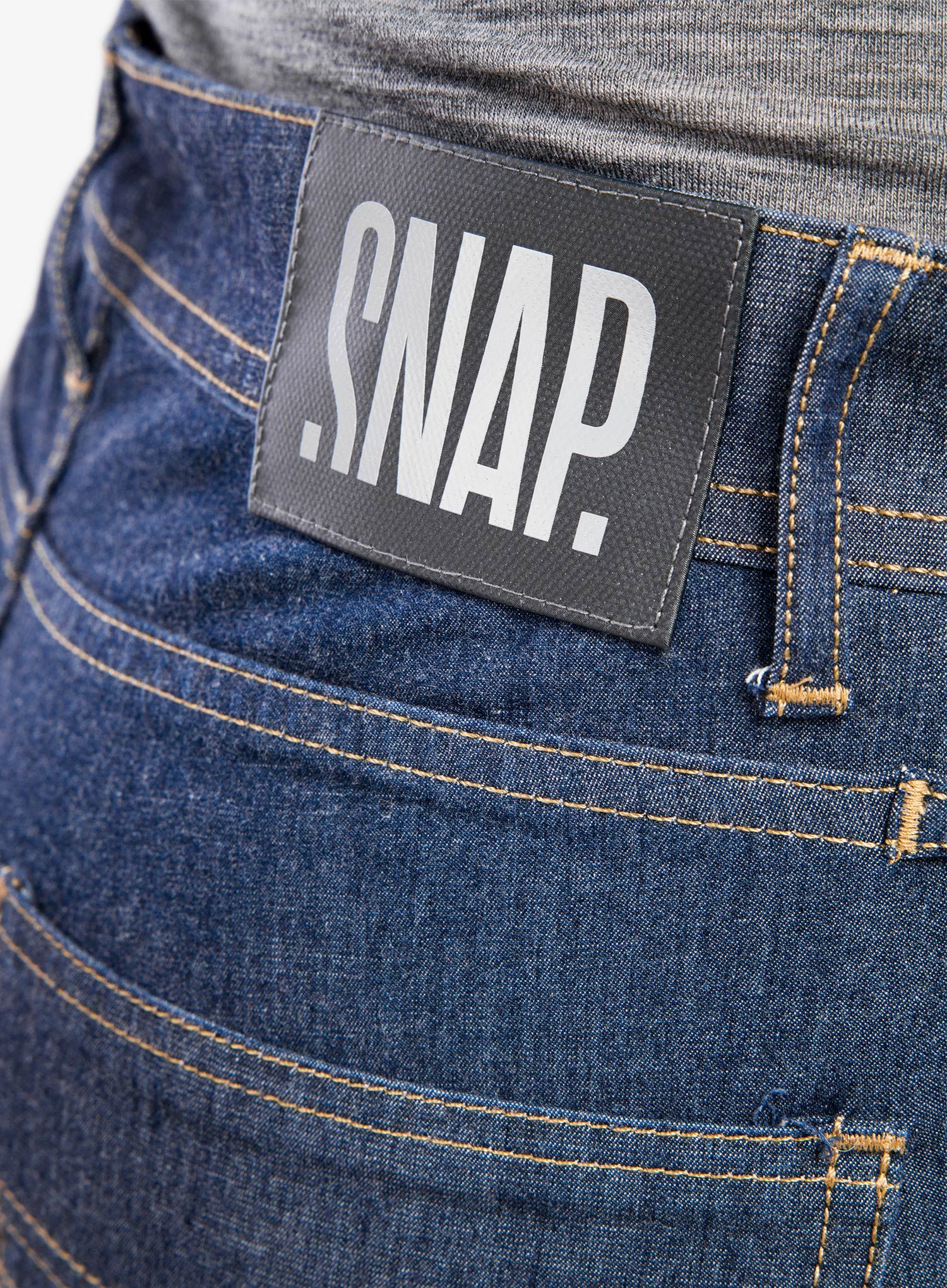 Ženske plezalne hlače SNAP Skinny Jean Pants - blue denim