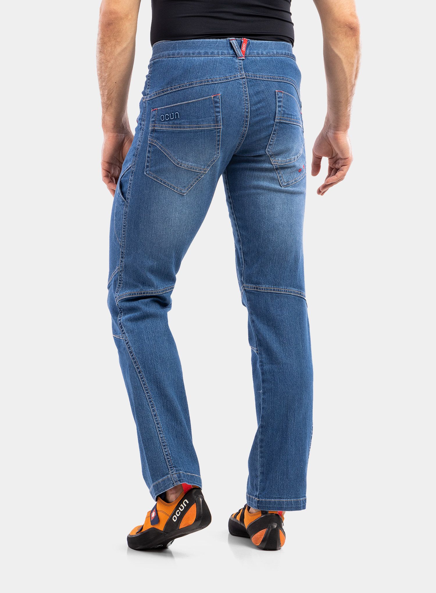 Plezalne hlače Ocun Hurrikan Jeans - middle blue