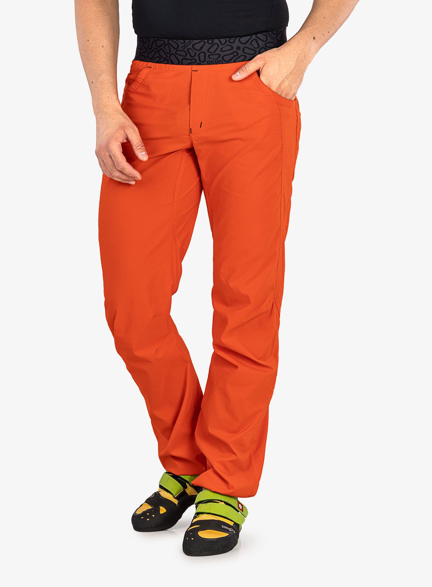 Plezalne hlače Ocun Mania Pants - orange poinciana