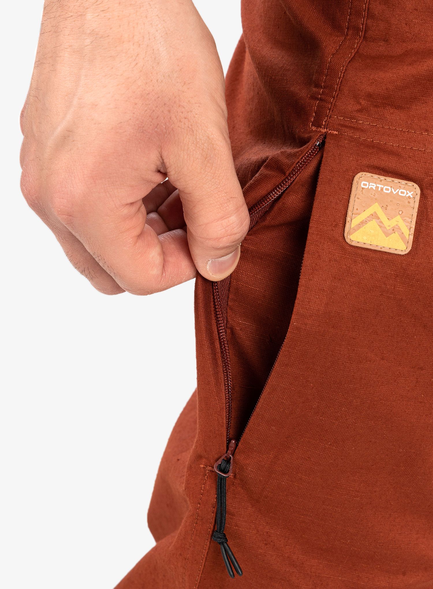 Plezalne hlače Ortovox Valbon Pants - clay orange