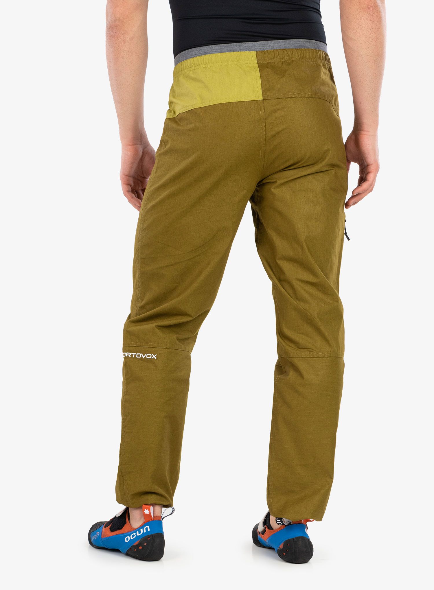 Plezalne hlače Ortovox Valbon Pants - green moss