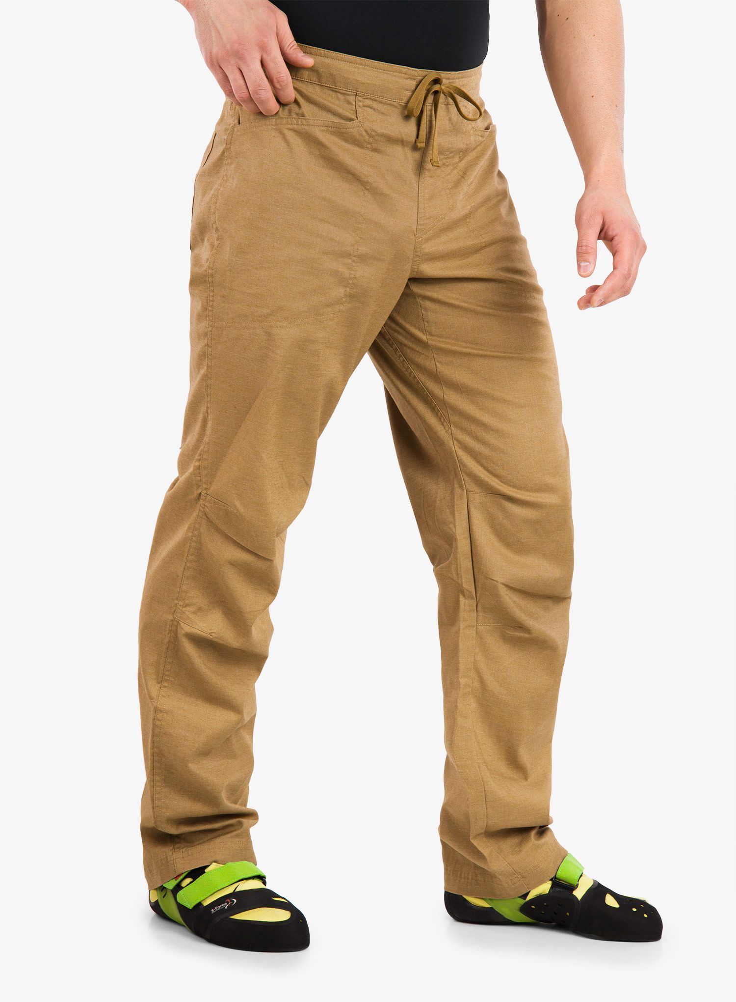 Plezalne hlače Patagonia Hampi Rock Pants - mulch brown