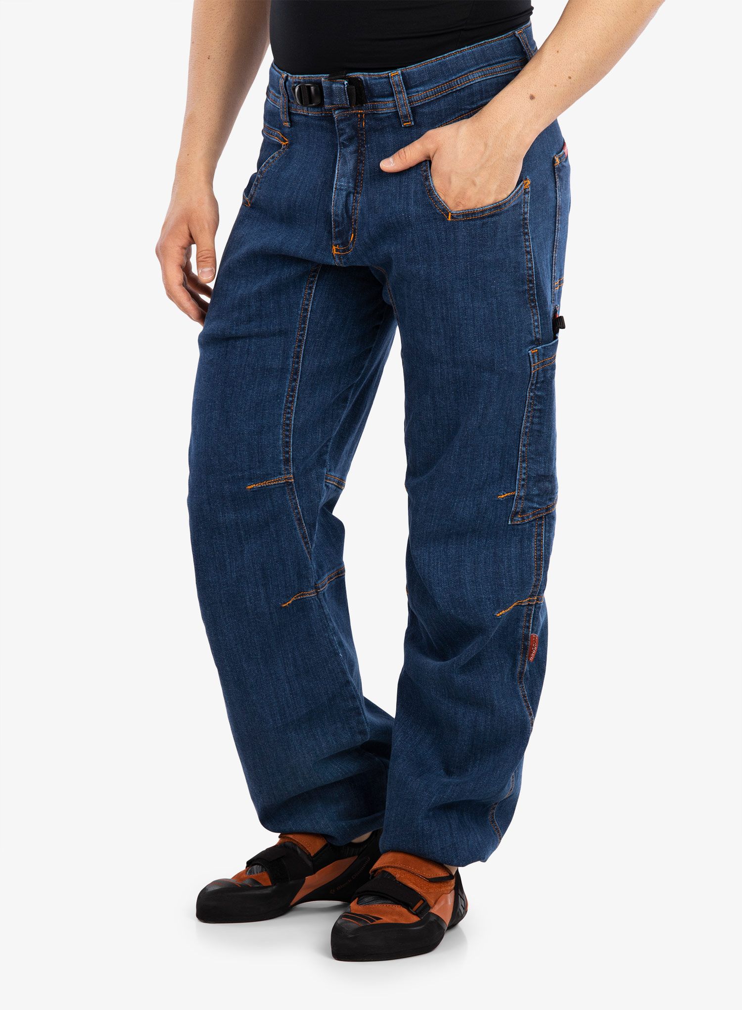 Plezalne hlače ProRock Poema Roca New - dark blue jeans