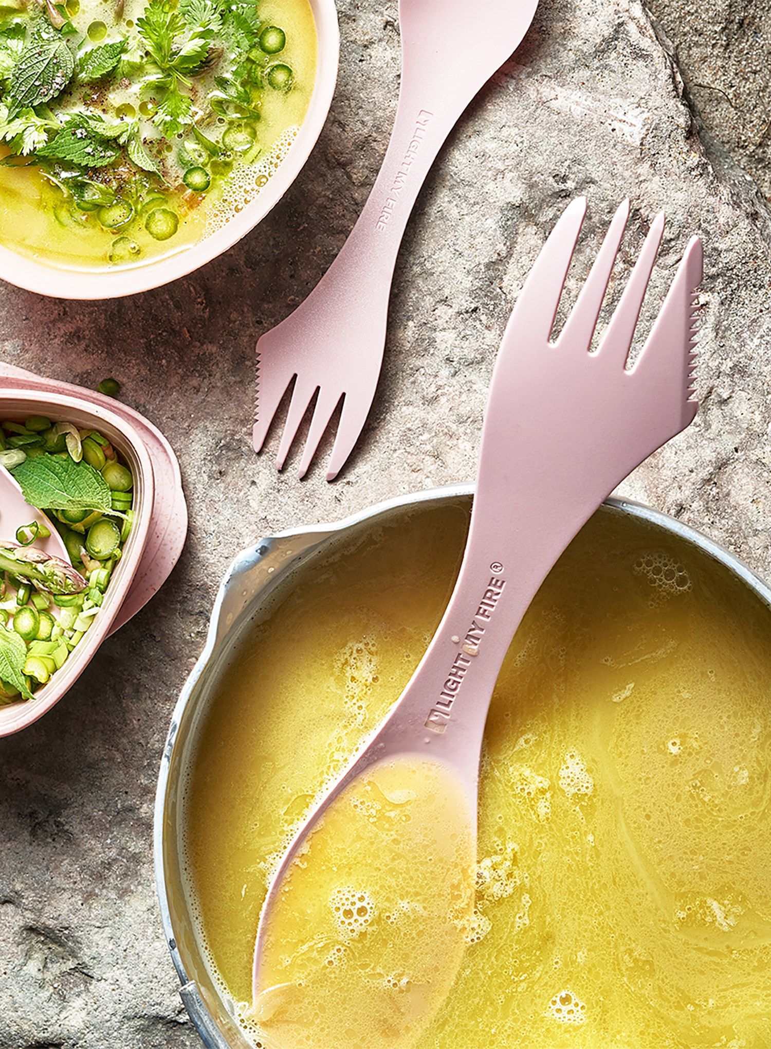 Žvilica Light My Fire Spork L BIO - dustypink bulk