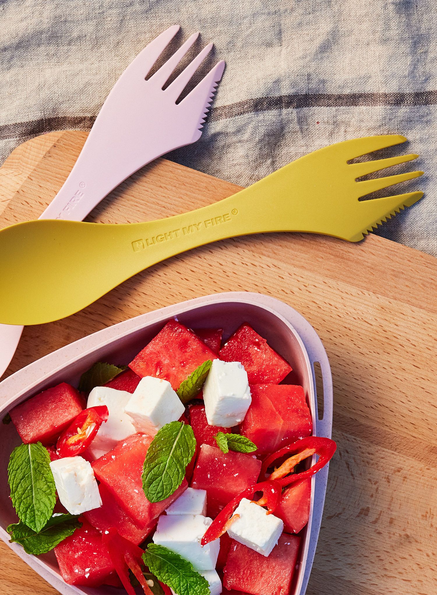 Žvilica Light My Fire Spork L BIO - mystyyellow bulk