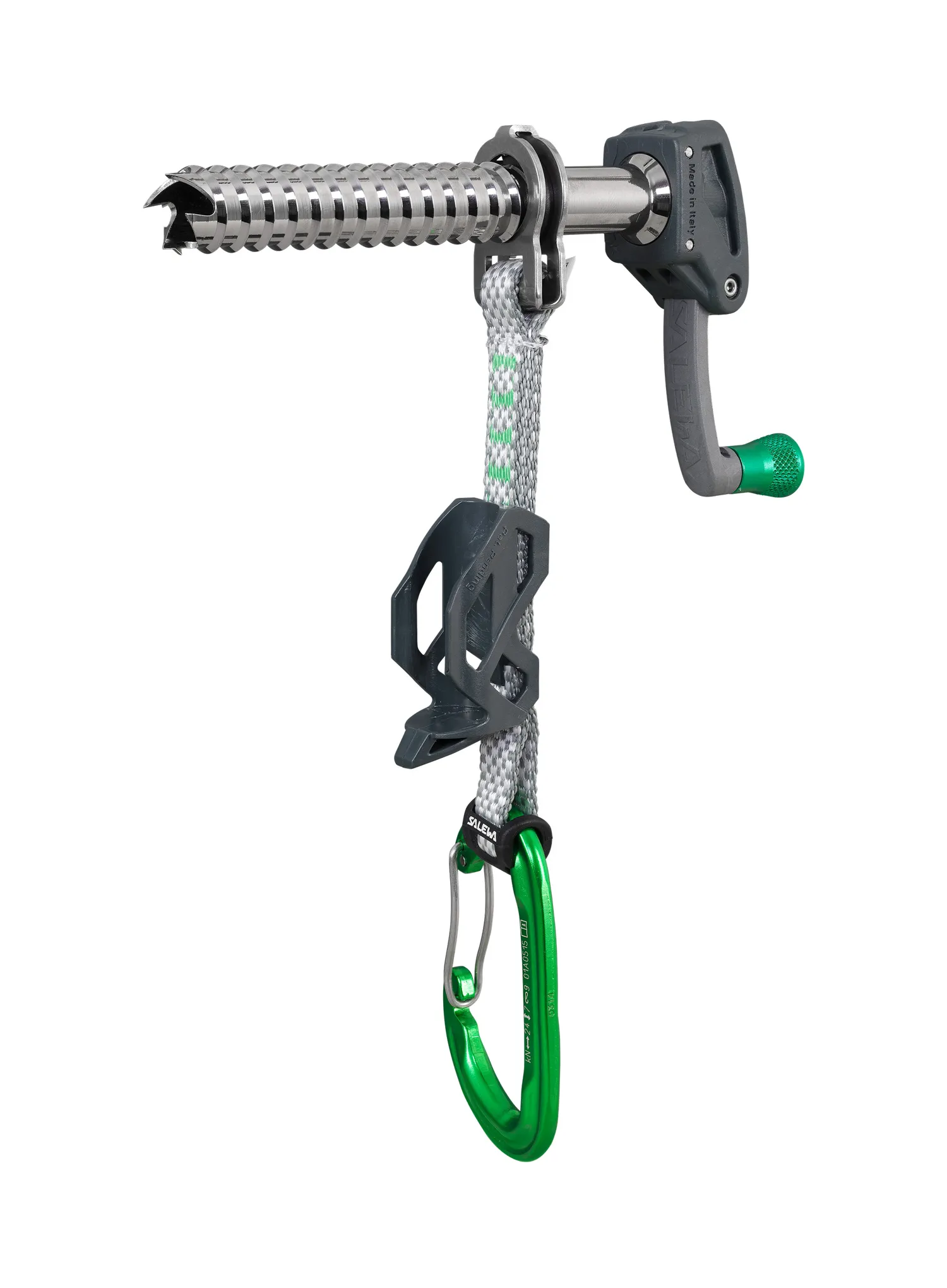 Ledni vijak Salewa Quick Screw 130 mm - green