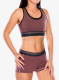Športni nedrček Ortovox 185 Rock N Wool Sport Top - chestnut