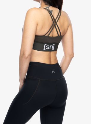 Športni nedrček Super.natural Super Top - black ink