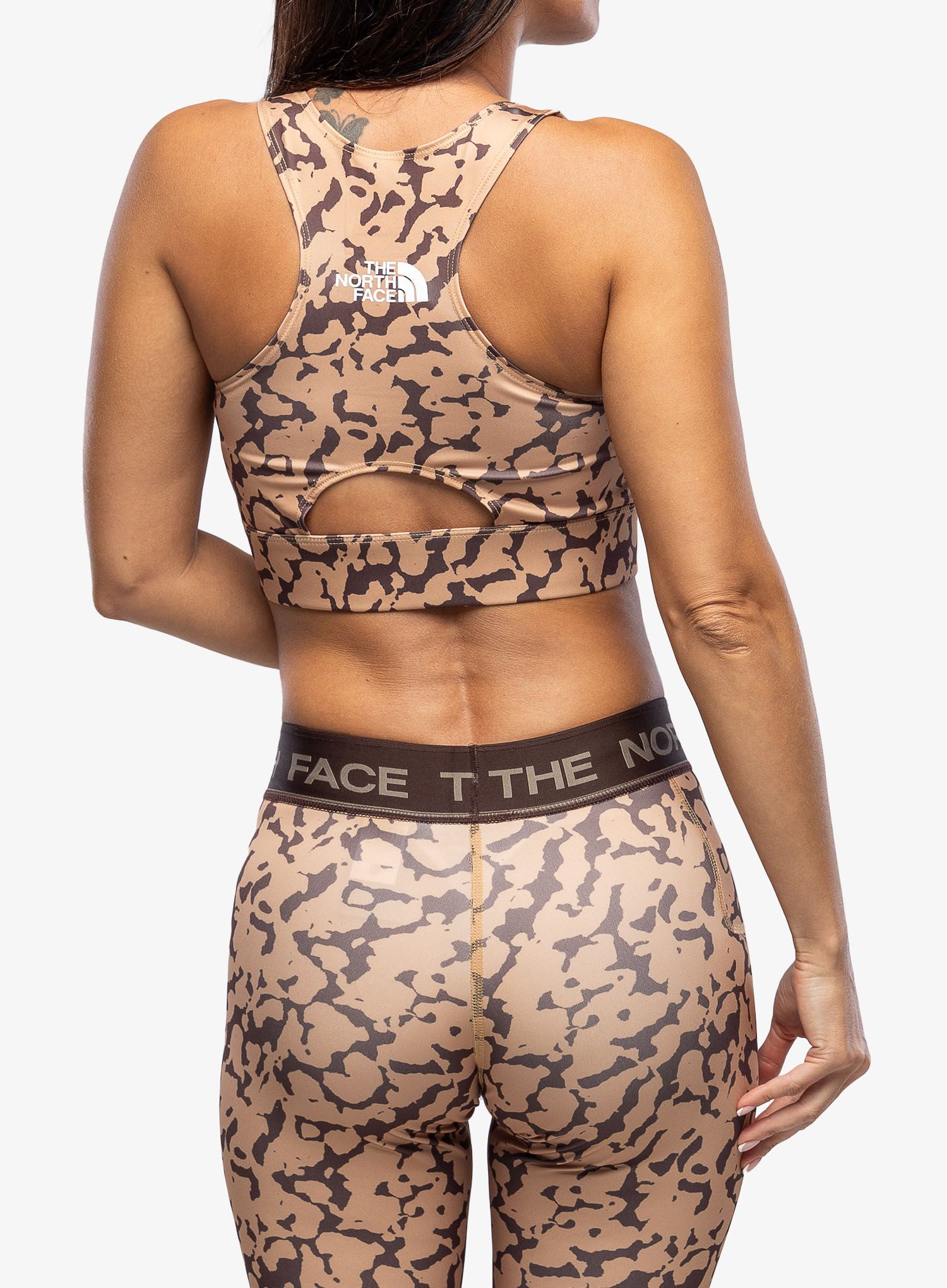 Športni nedrček The North Face Flex Bra - almond butter