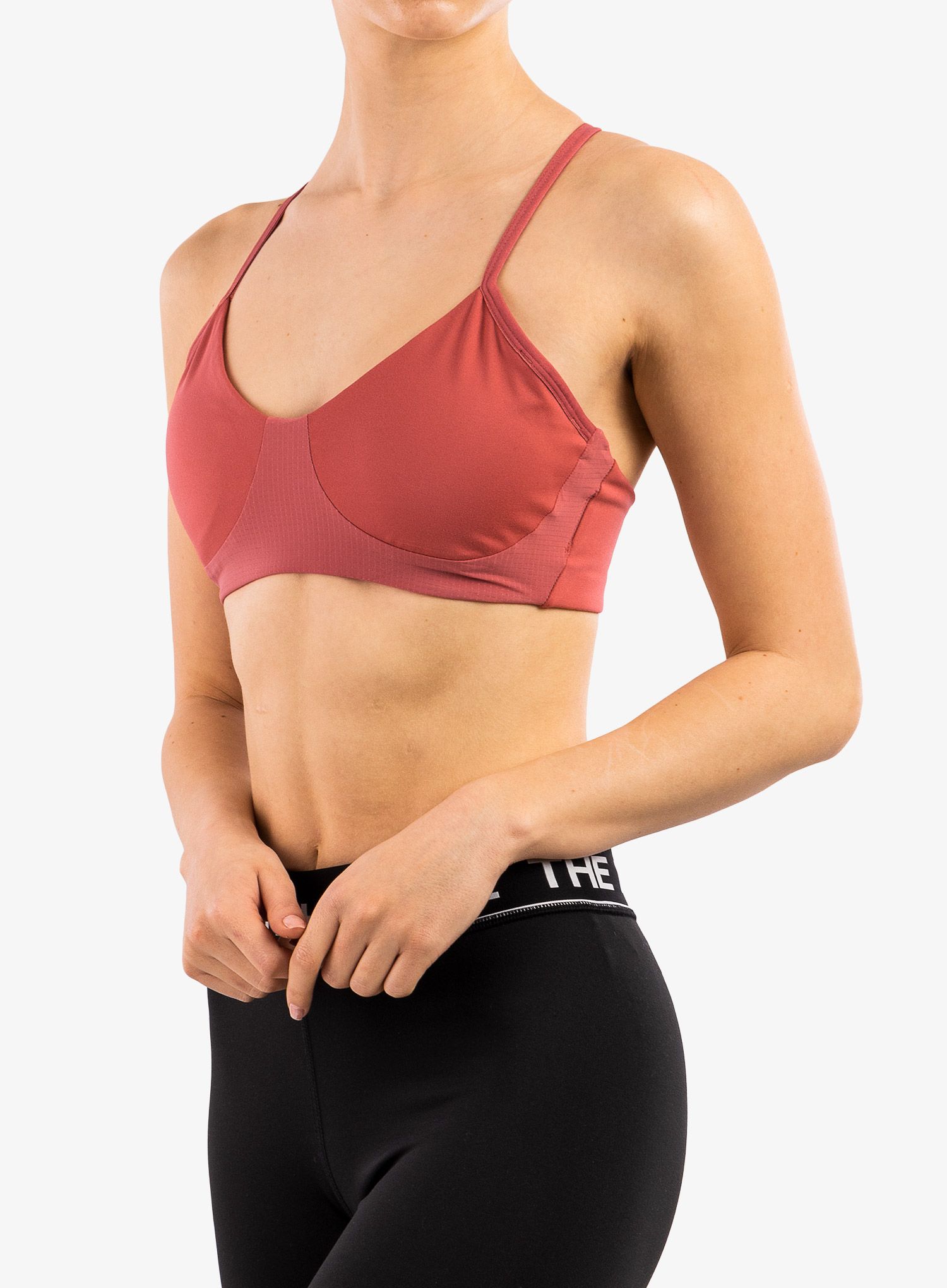 Športni nedrček The North Face Lead In Bralette - slate rose